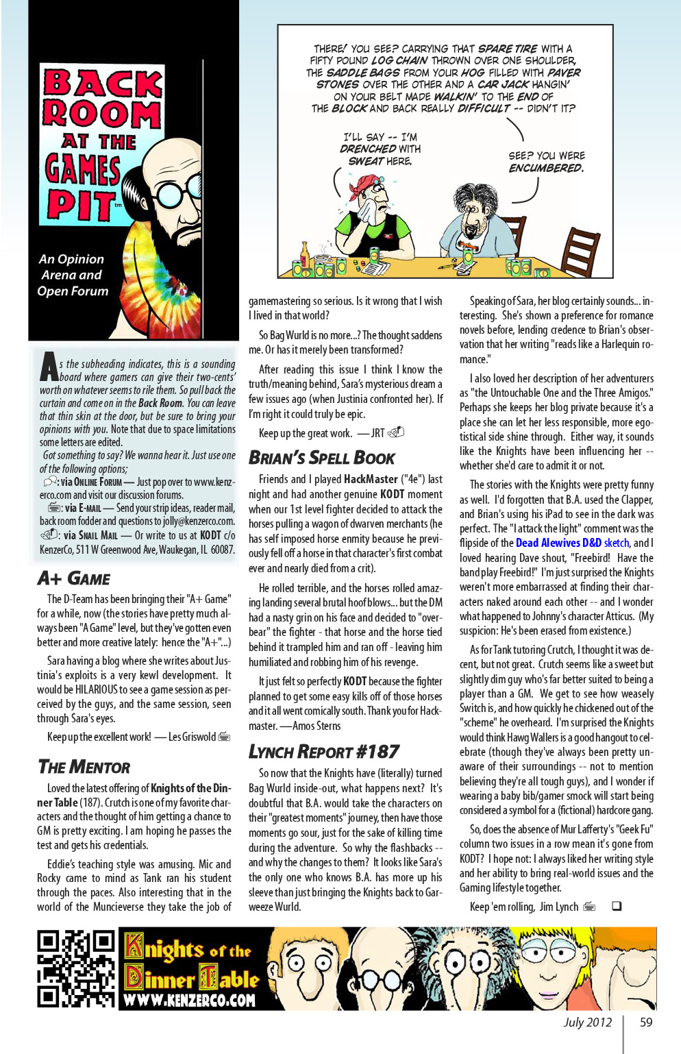 Read online Knights of the Dinner Table comic -  Issue #189 - 61