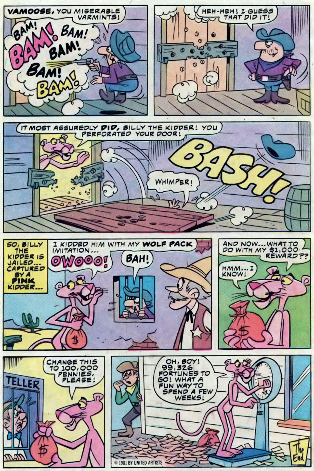 Read online The Pink Panther (1971) comic -  Issue #80 - 16