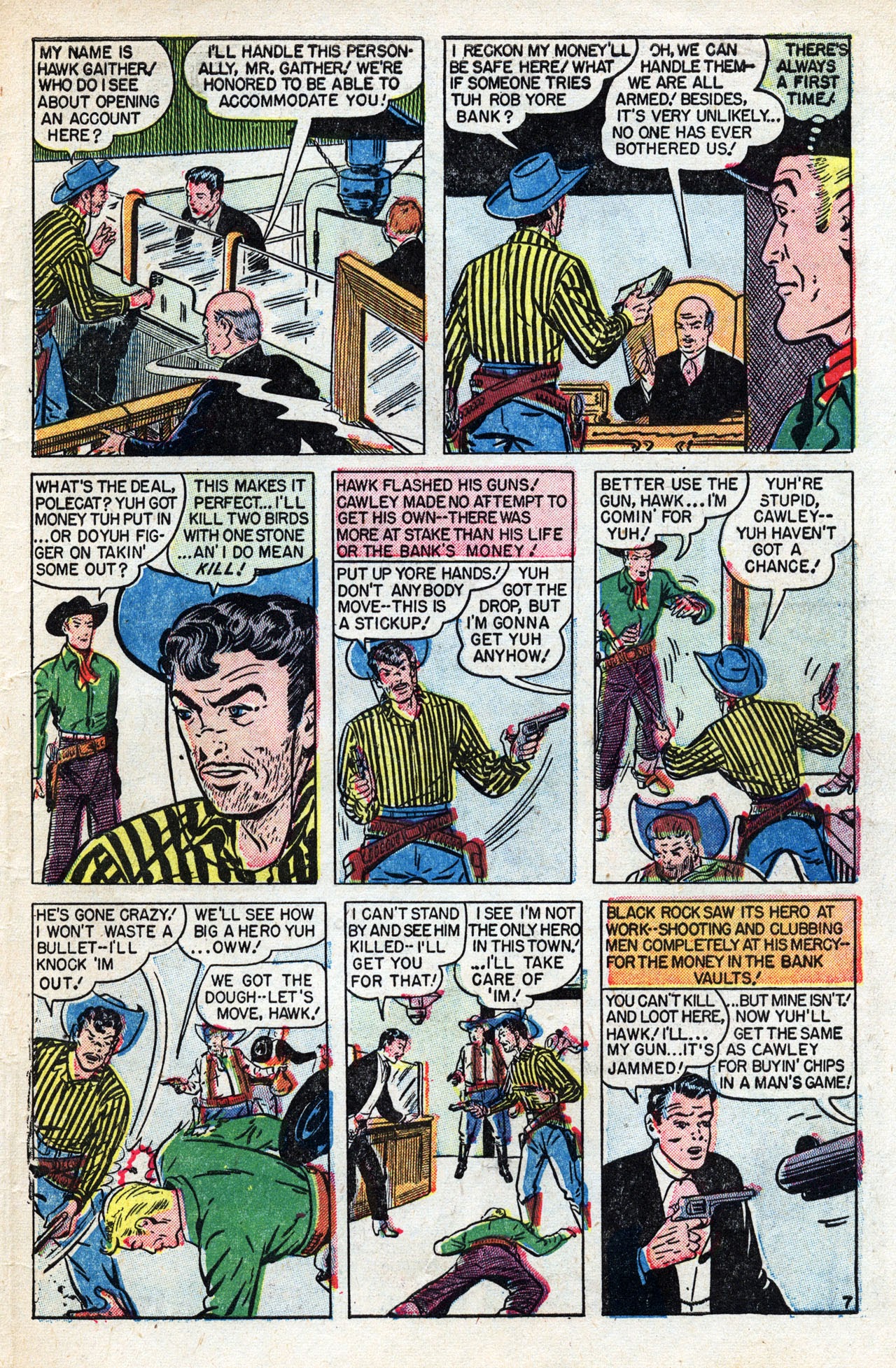 Read online Western Thrillers (1954) comic -  Issue #3 - 31