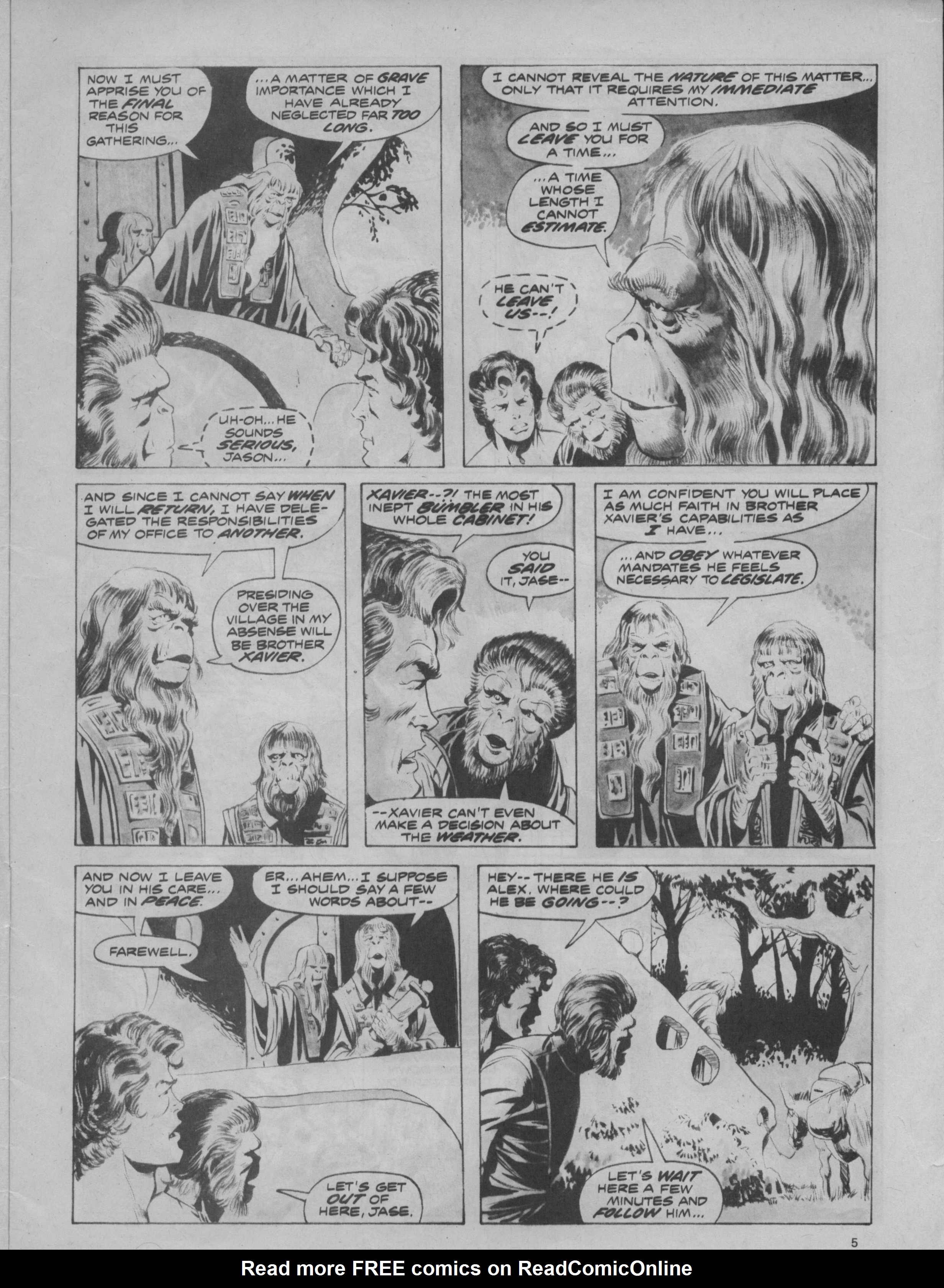 Read online Planet of the Apes (1974) comic -  Issue #12 - 5