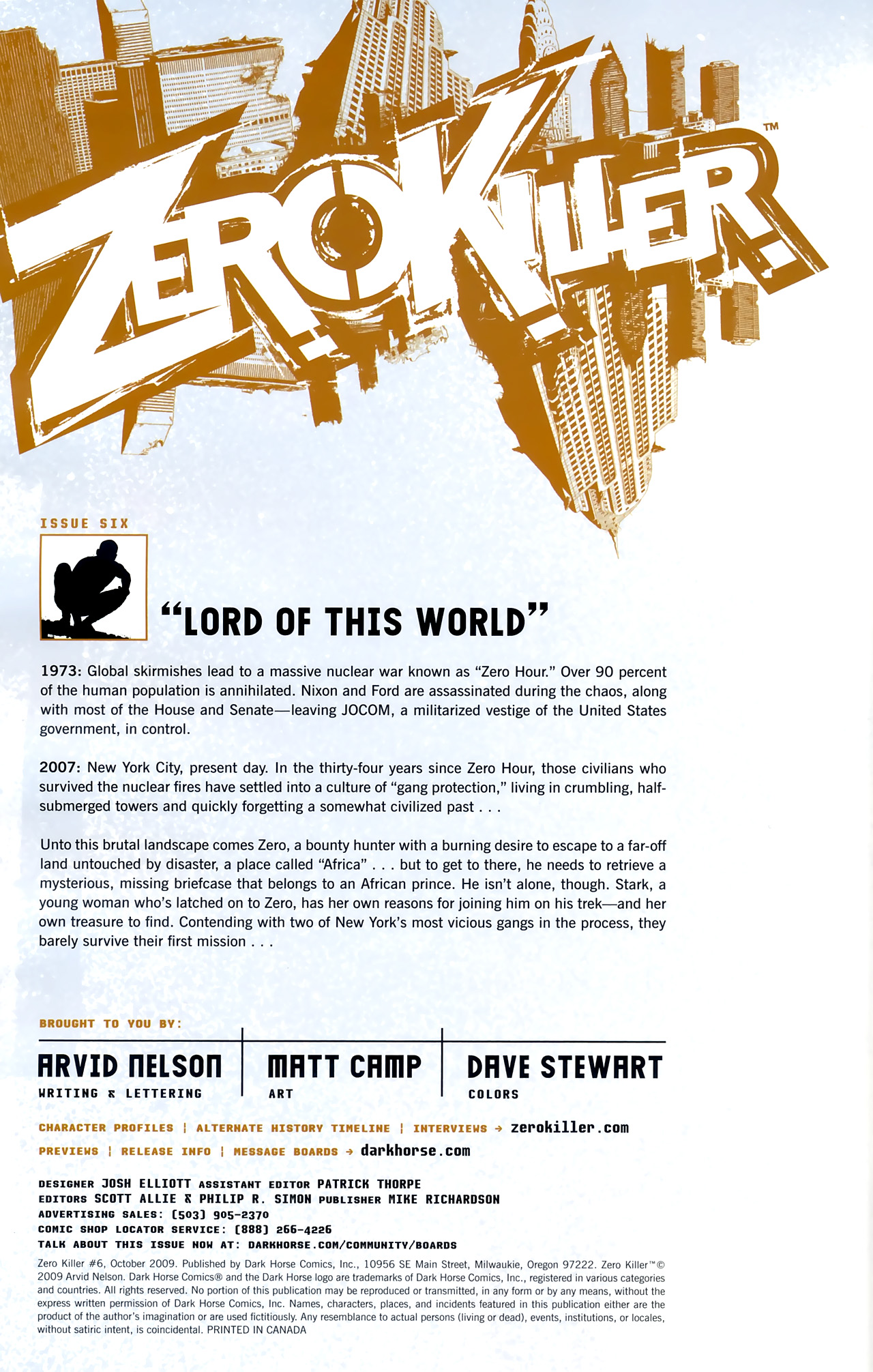 Read online Zero Killer comic -  Issue #6 - 2