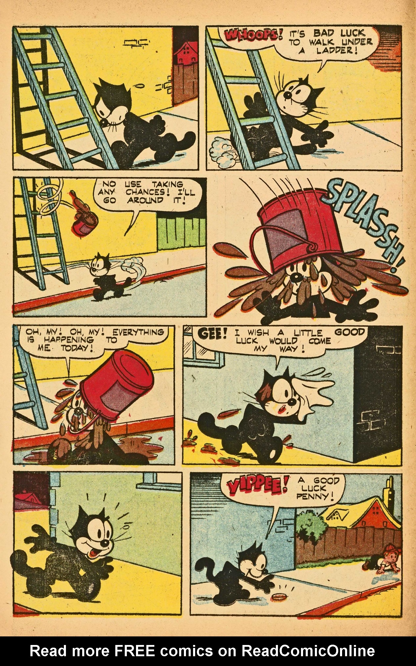 Read online Felix the Cat (1951) comic -  Issue #34 - 14
