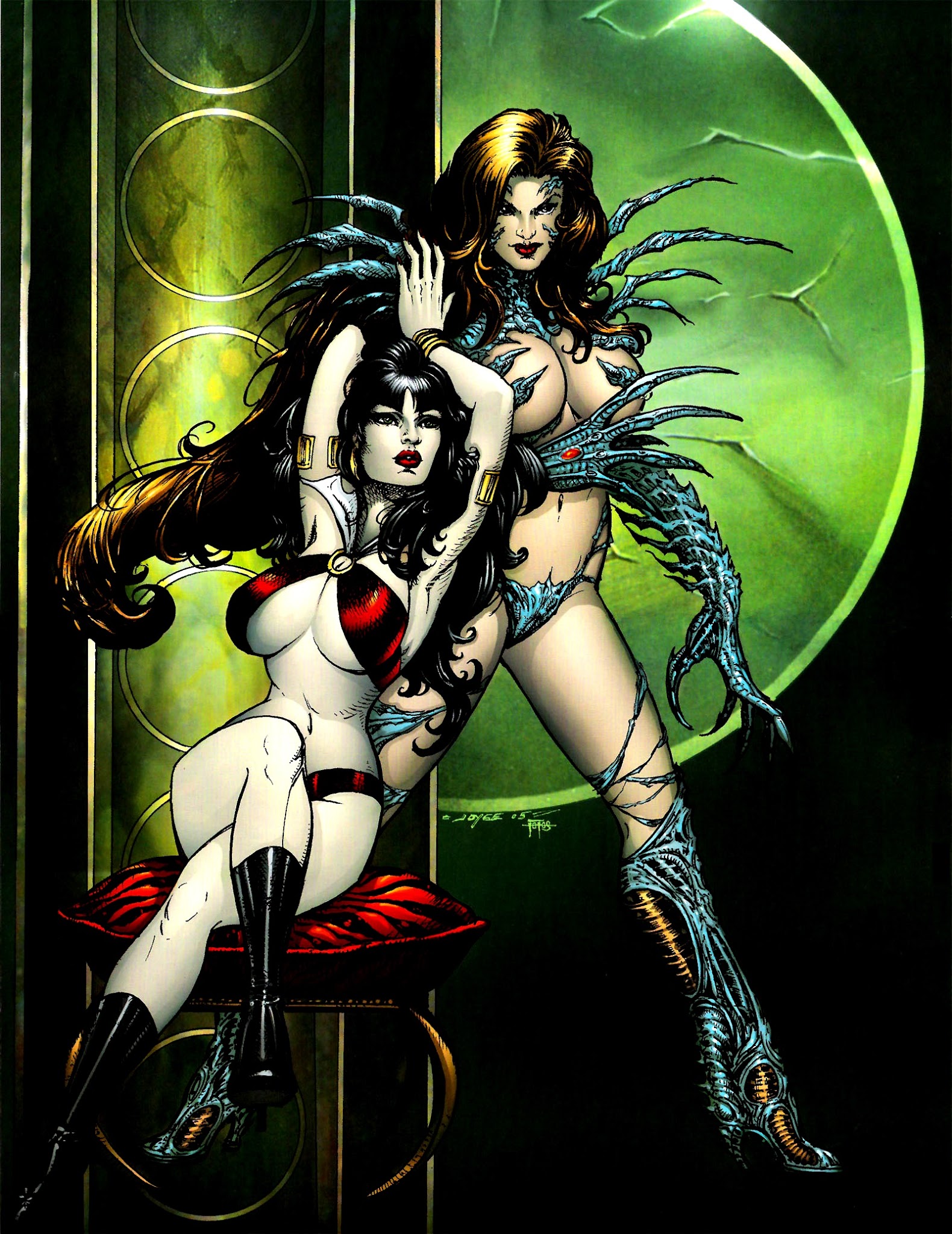 Read online Vampirella/Witchblade: The Feast comic -  Issue # Full - 17