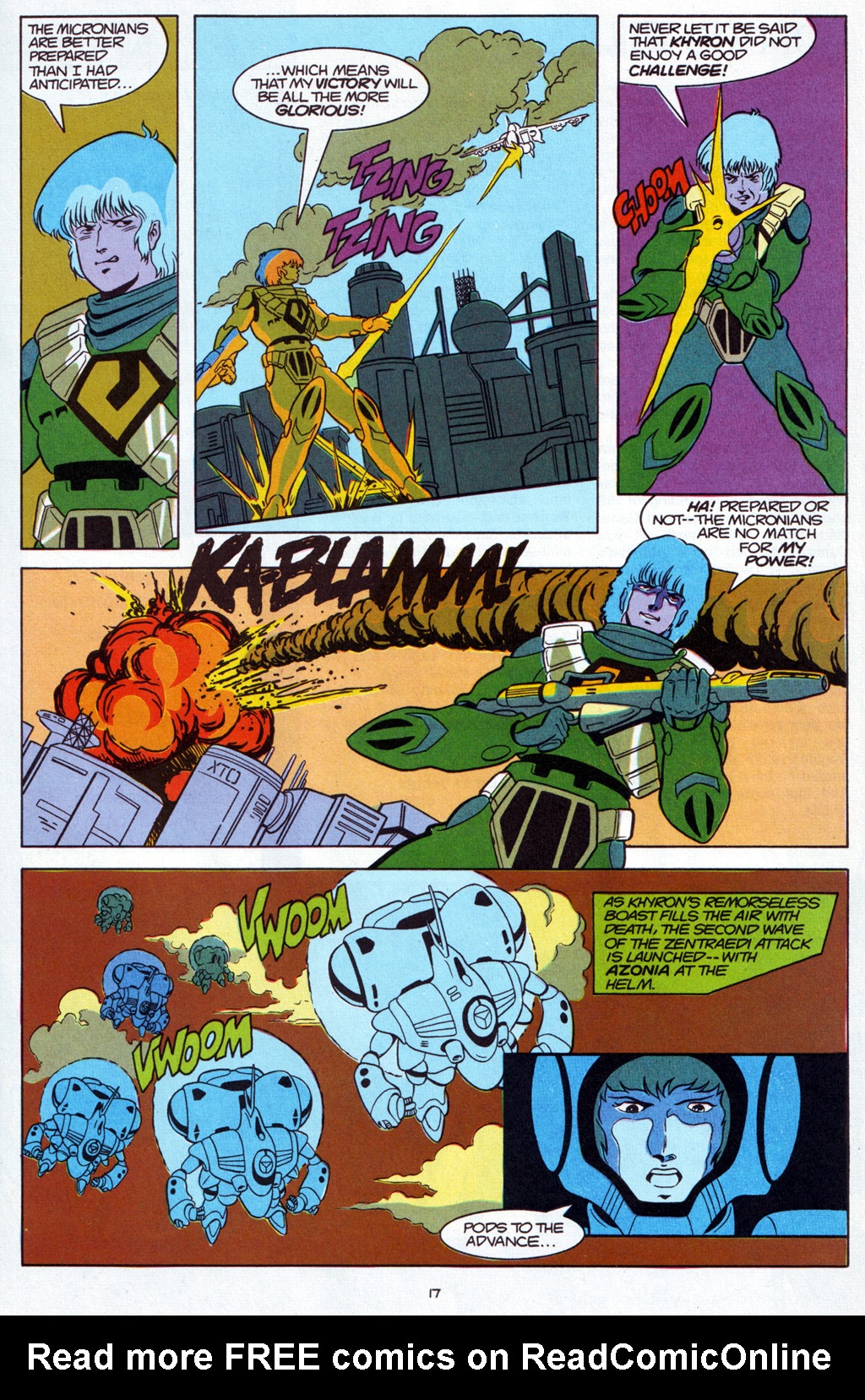 Read online Robotech The Macross Saga comic -  Issue #35 - 18