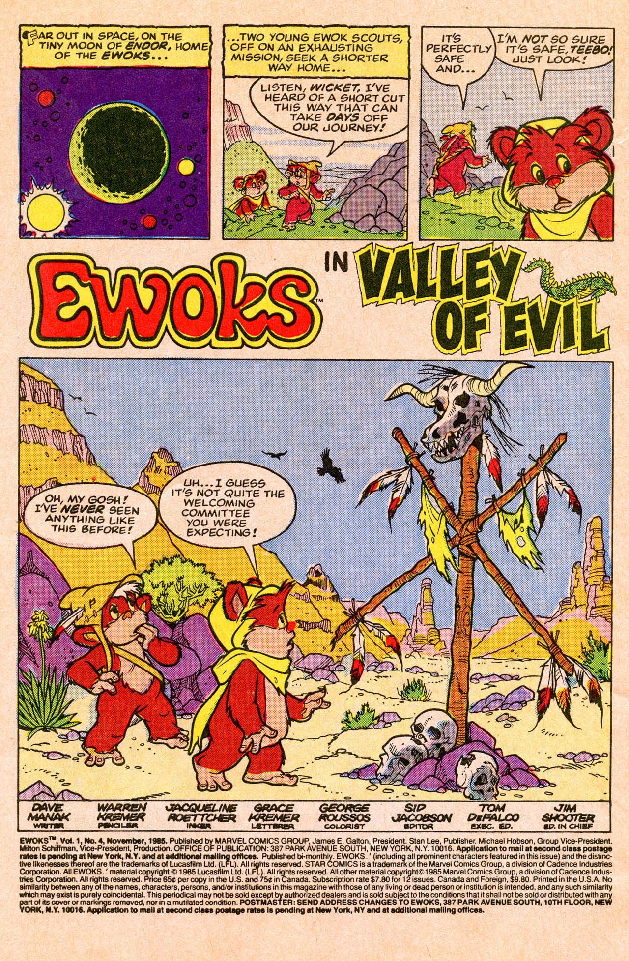 Read online Ewoks (1987) comic -  Issue #4 - 3