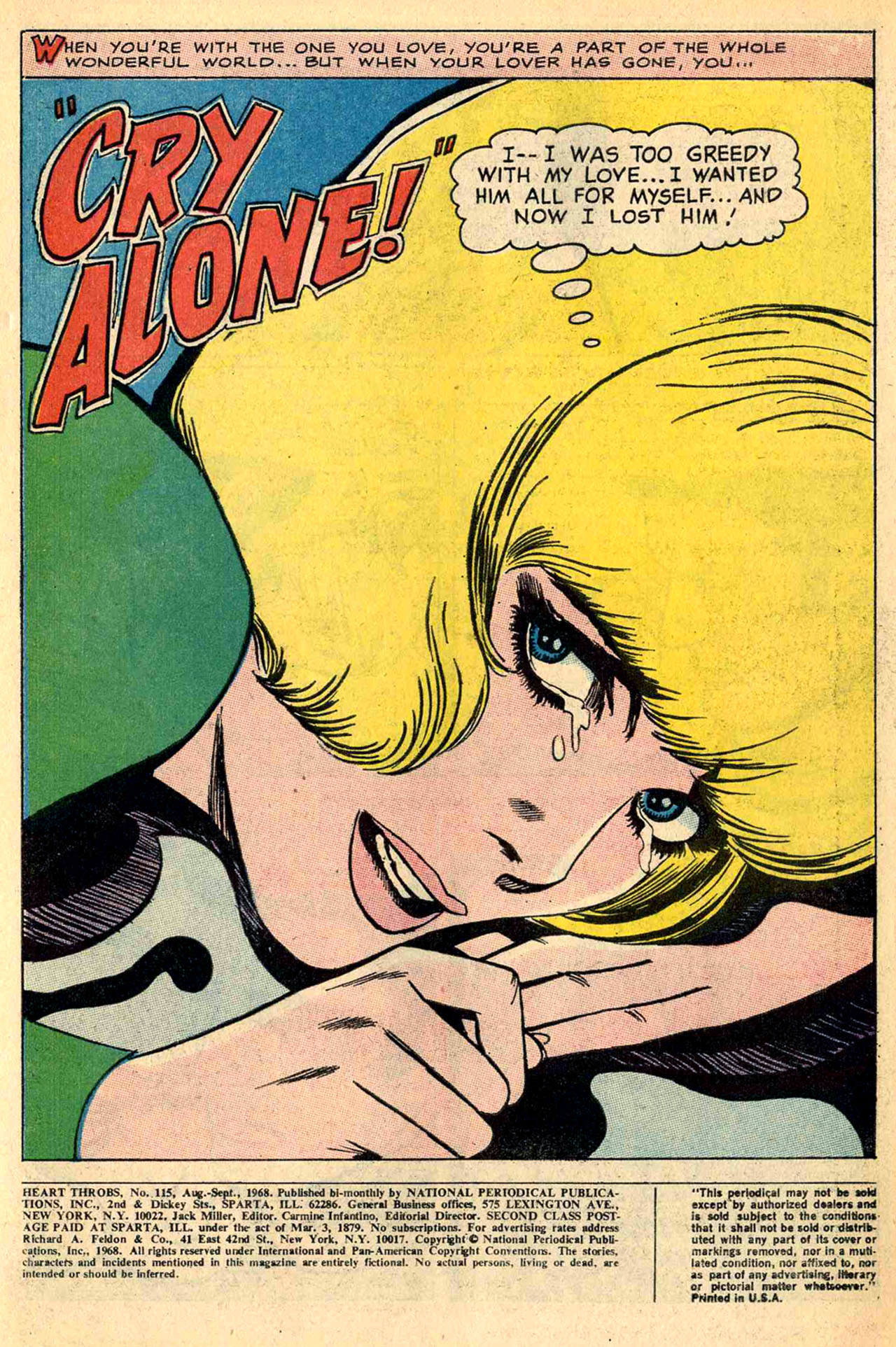 Read online Heart Throbs comic -  Issue #115 - 3