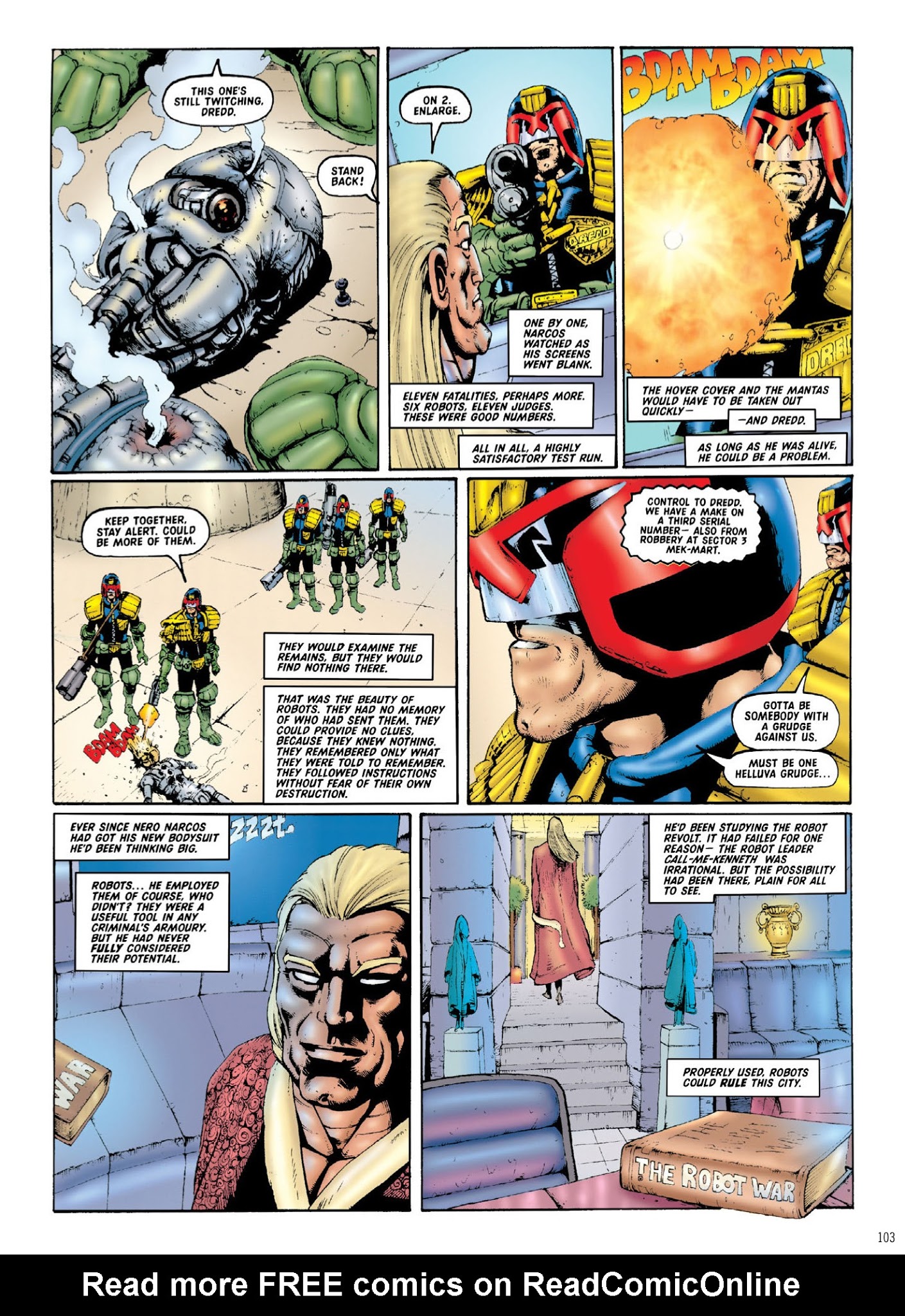 Read online Judge Dredd: The Complete Case Files comic -  Issue # TPB 29 - 105