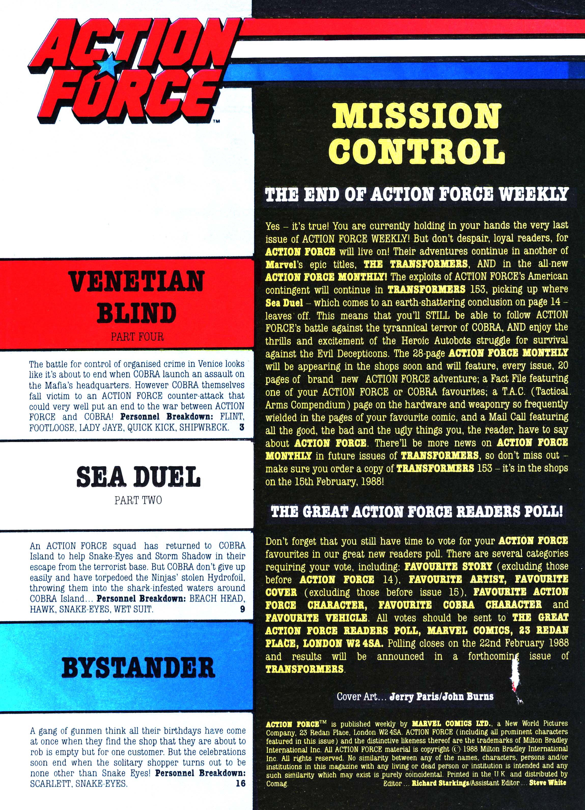 Read online Action Force comic -  Issue #50 - 2