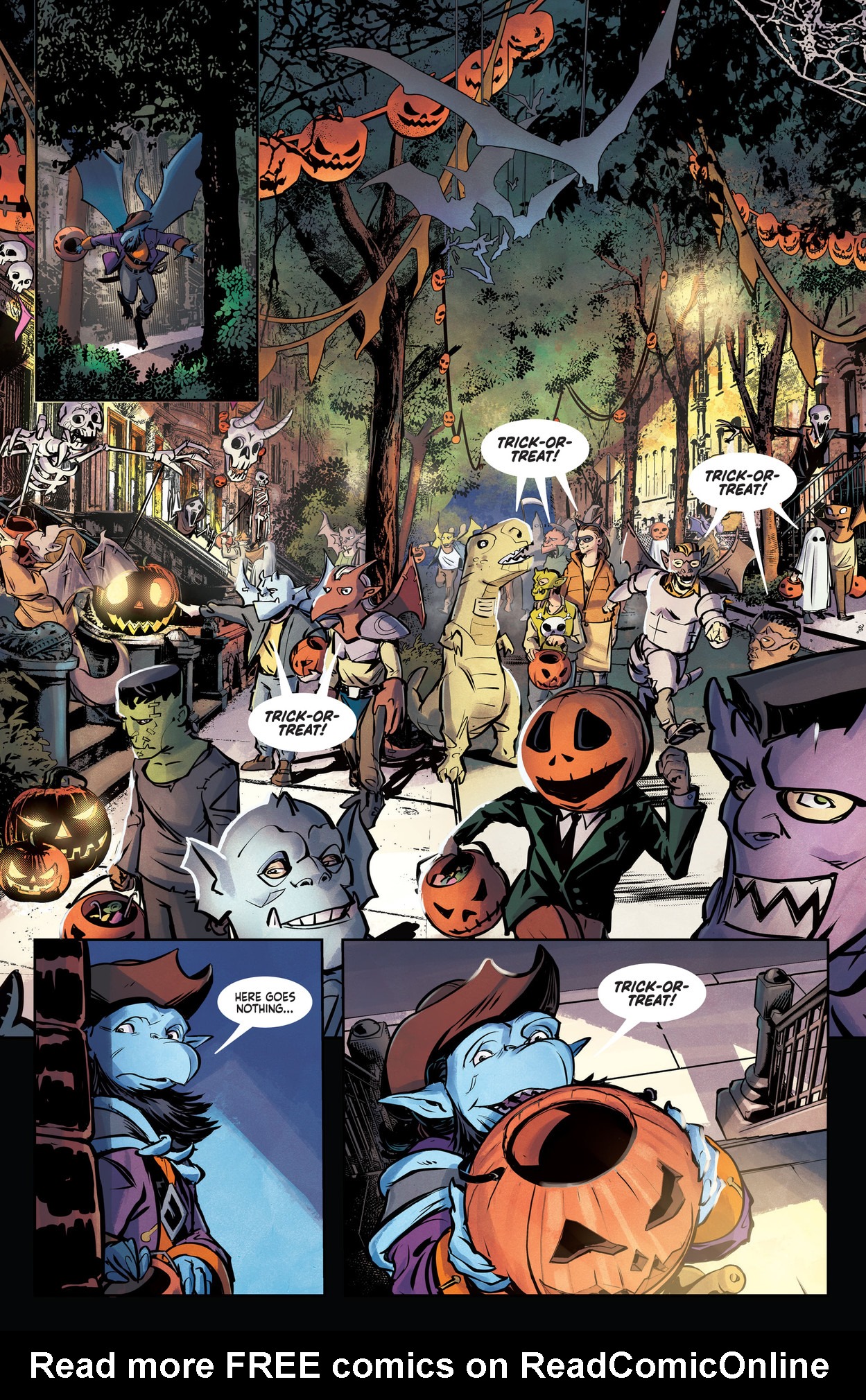 Read online Gargoyles Halloween Special comic -  Issue # Full - 9