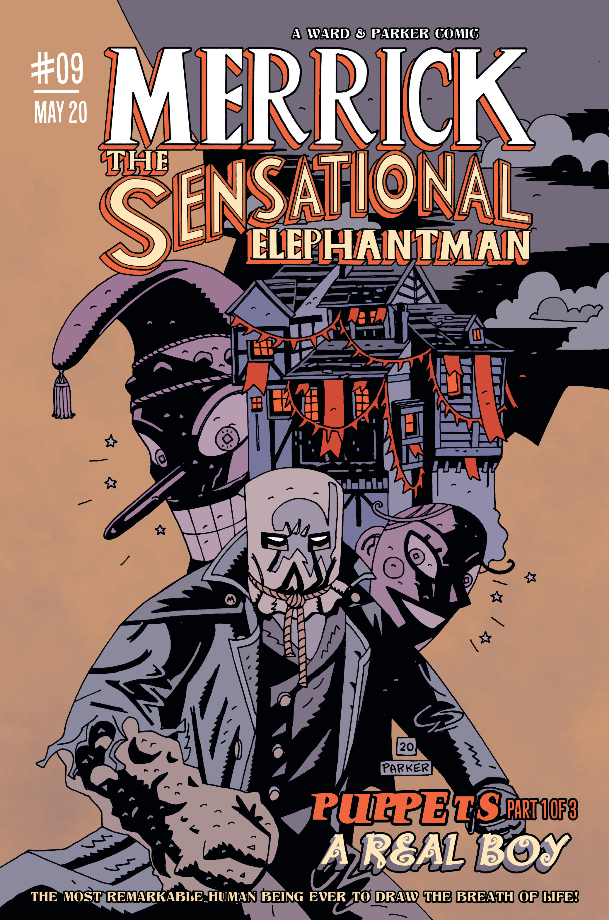 Read online Merrick: The Sensational Elephantman comic -  Issue #9 - 1