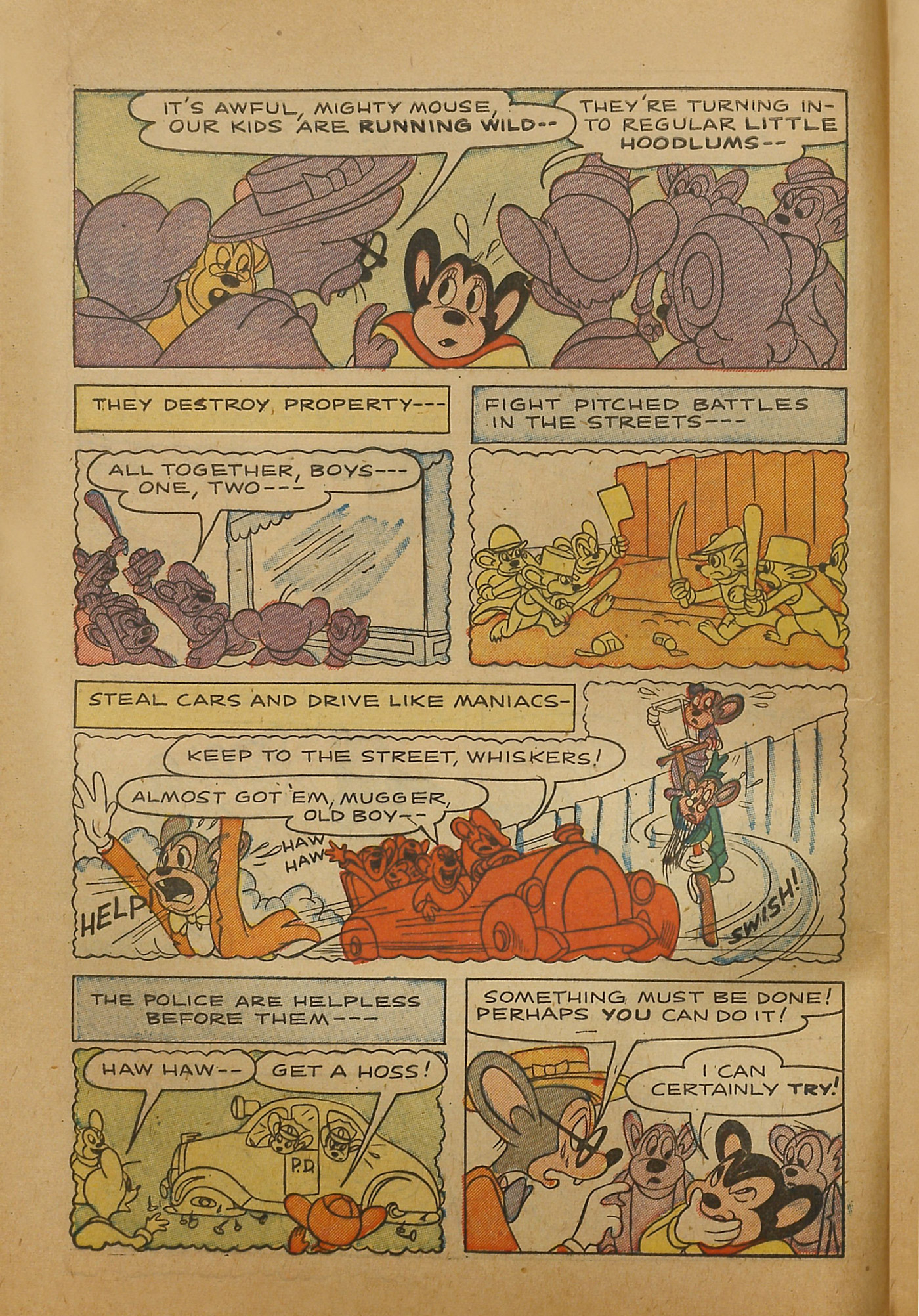 Read online Paul Terry's Mighty Mouse Comics comic -  Issue #40 - 8