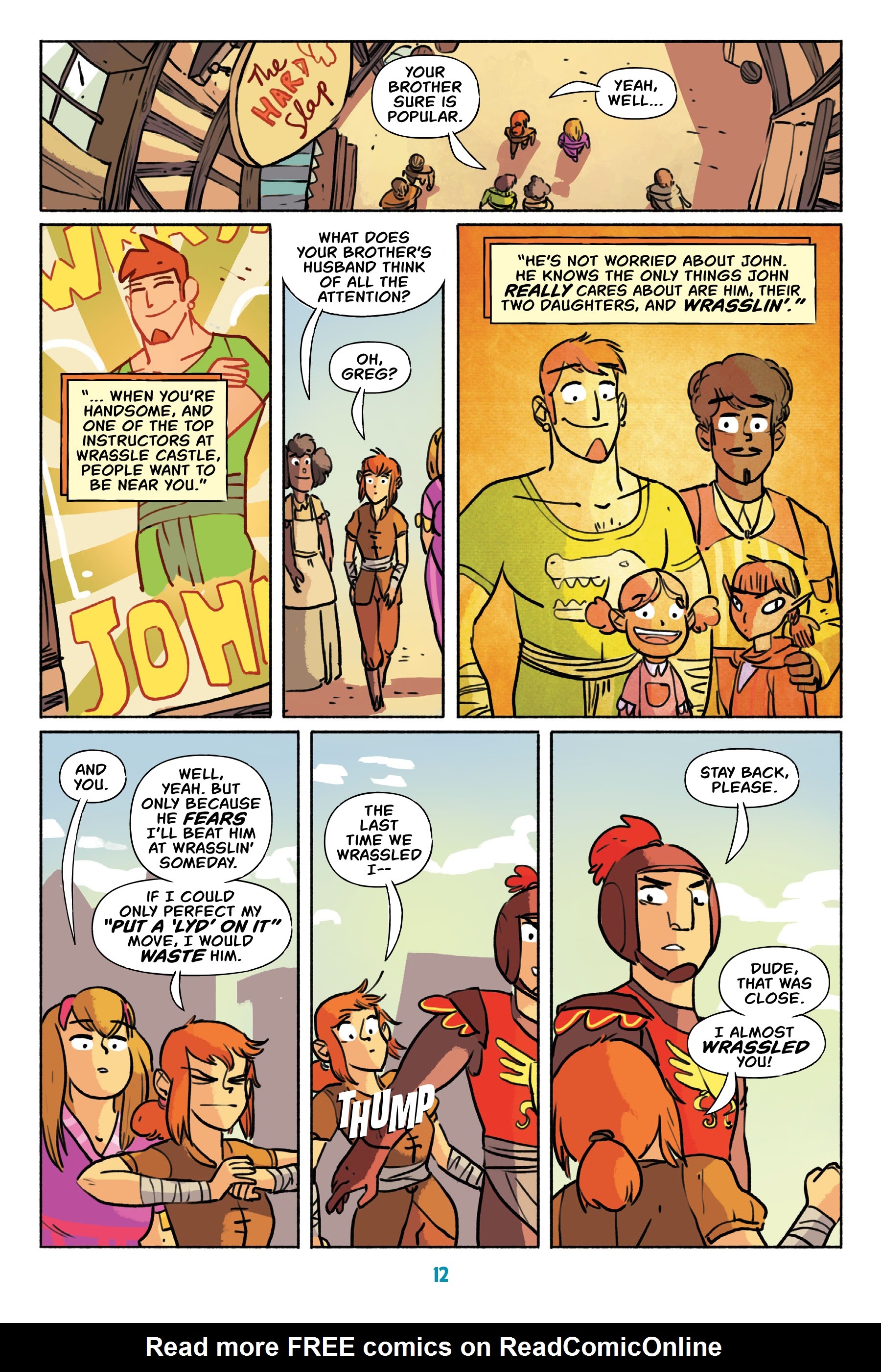 Read online Wrassle Castle comic -  Issue #1 - 11