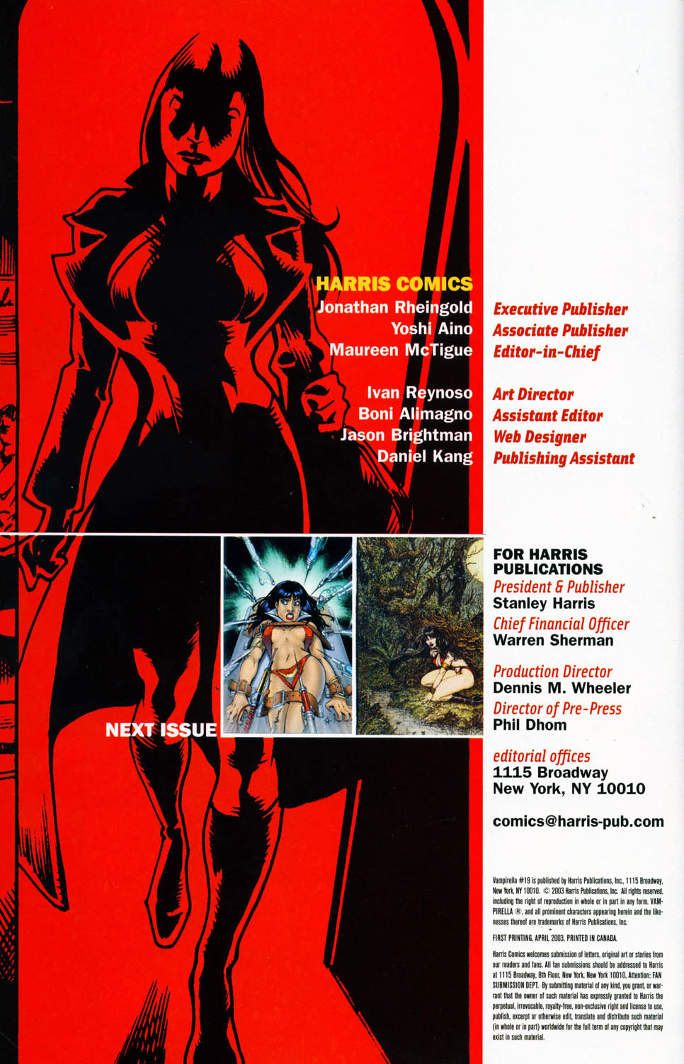 Read online Vampirella (2001) comic -  Issue #19 - 23