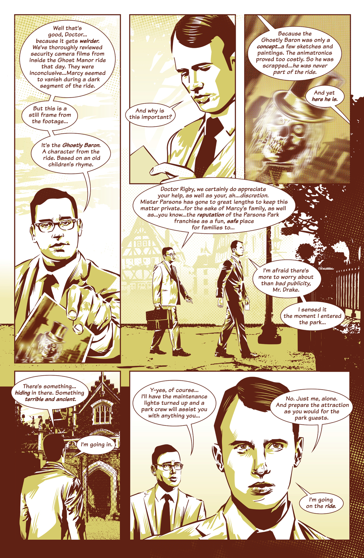 Read online Doctor Rigby: Where Dwells the Ghostly Baron comic -  Issue # Full - 7
