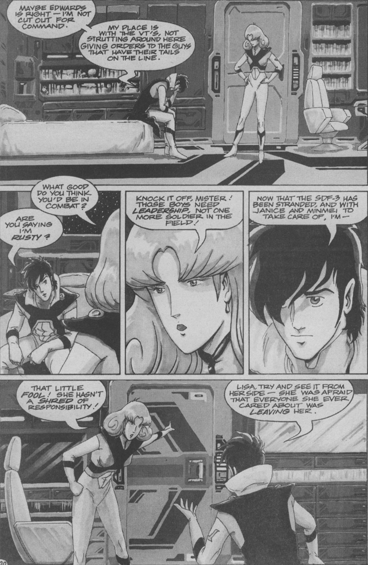 Read online Robotech II: The Sentinels - The Marriage of Rick Hunter and Lisa Hayes comic -  Issue # TPB 3 - 104