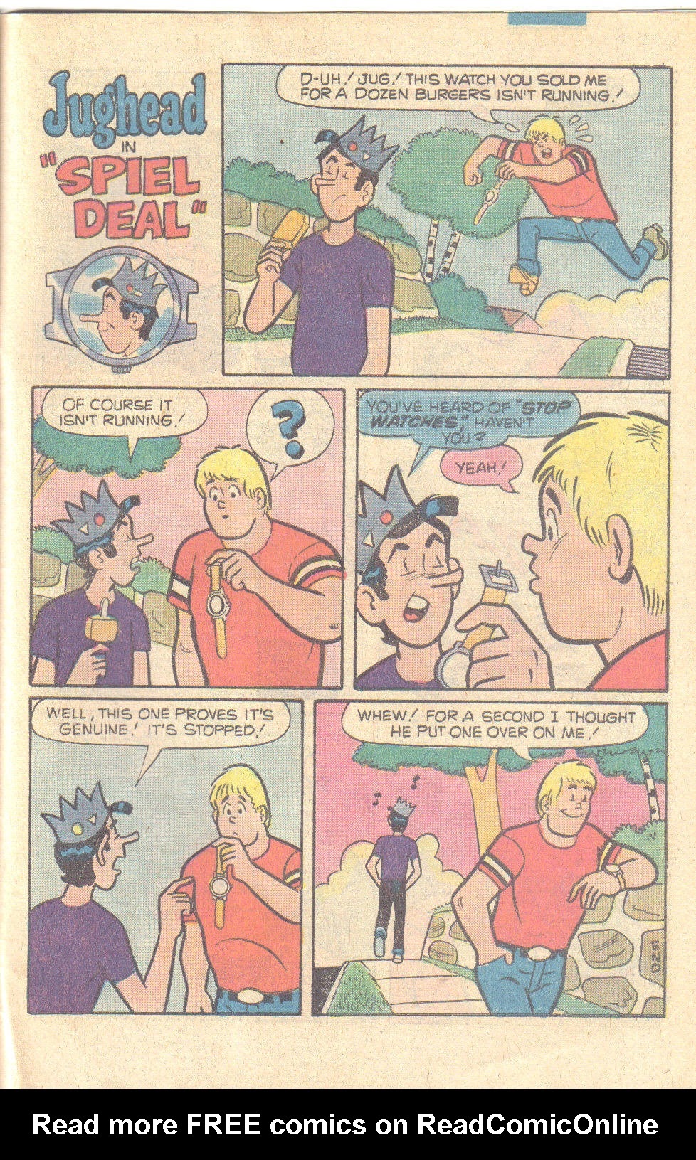 Read online Jughead's Jokes comic -  Issue #73 - 31