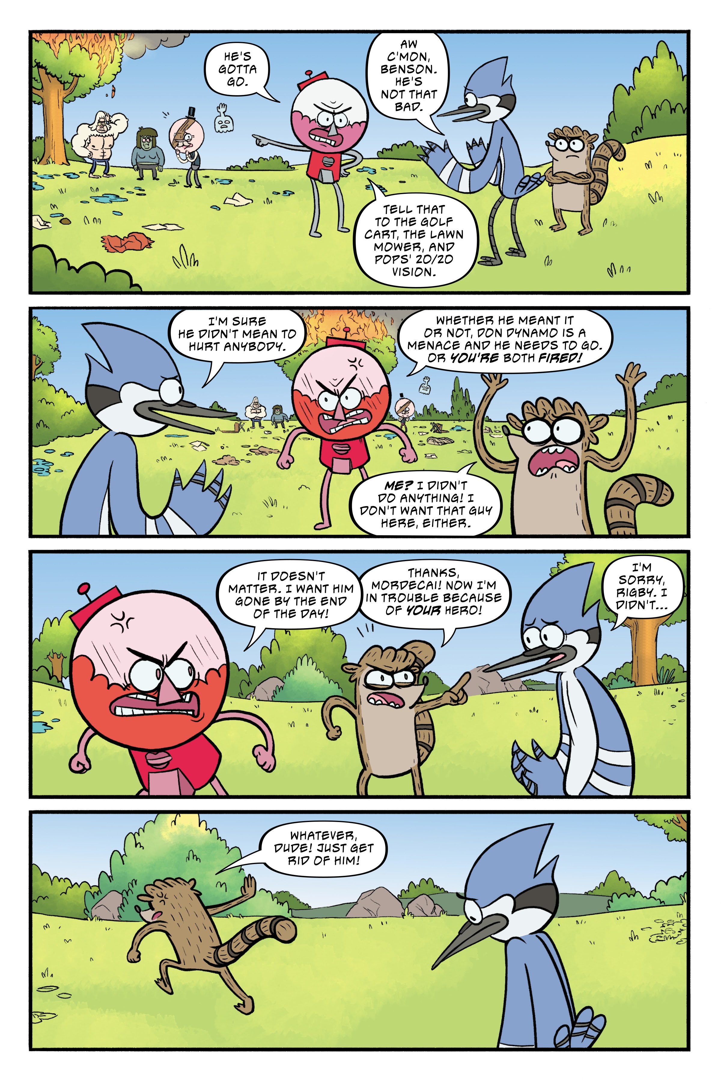 Read online Regular Show: Wrasslesplosion comic -  Issue # TPB - 126