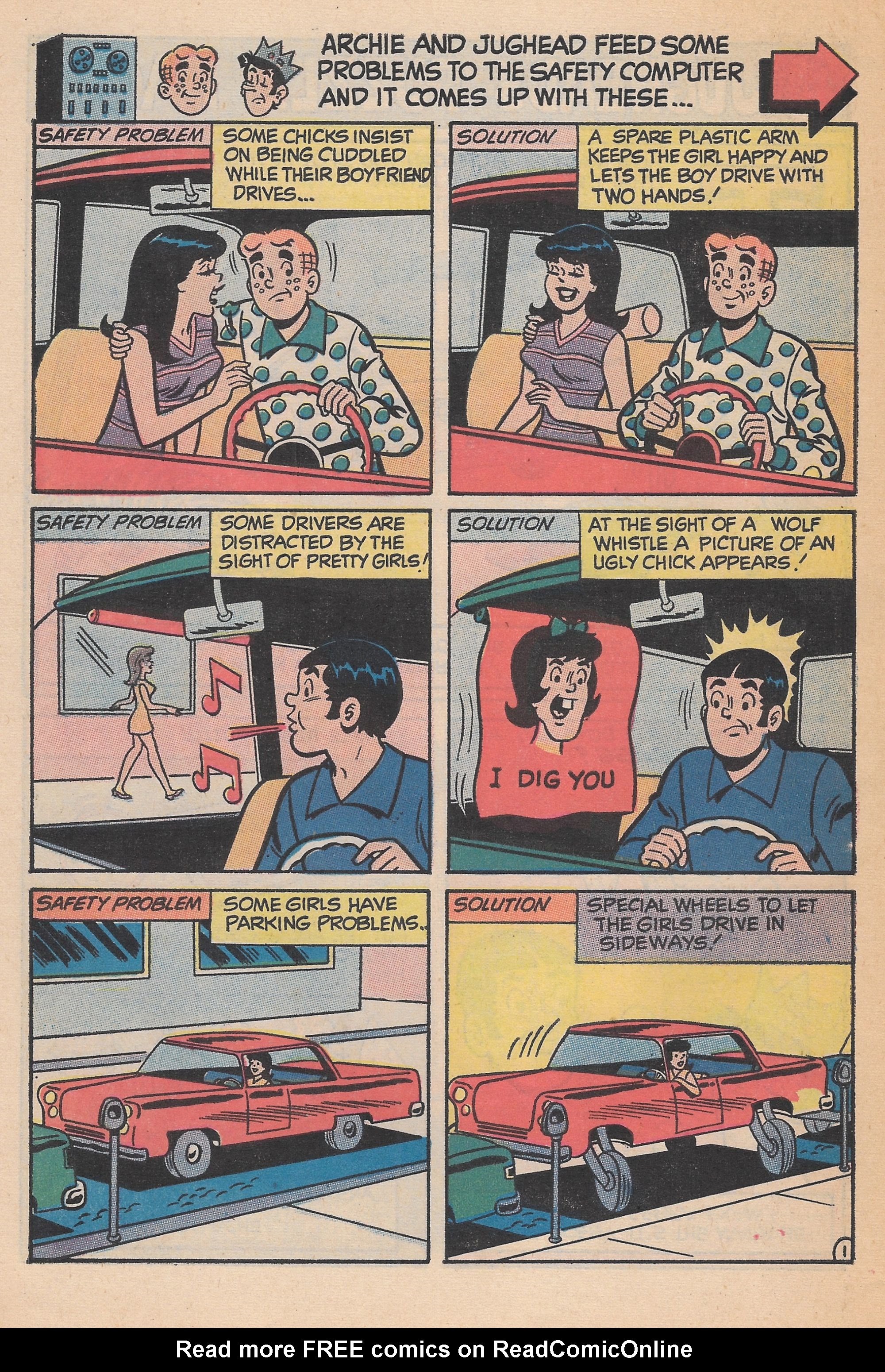 Read online Jughead's Jokes comic -  Issue #23 - 62