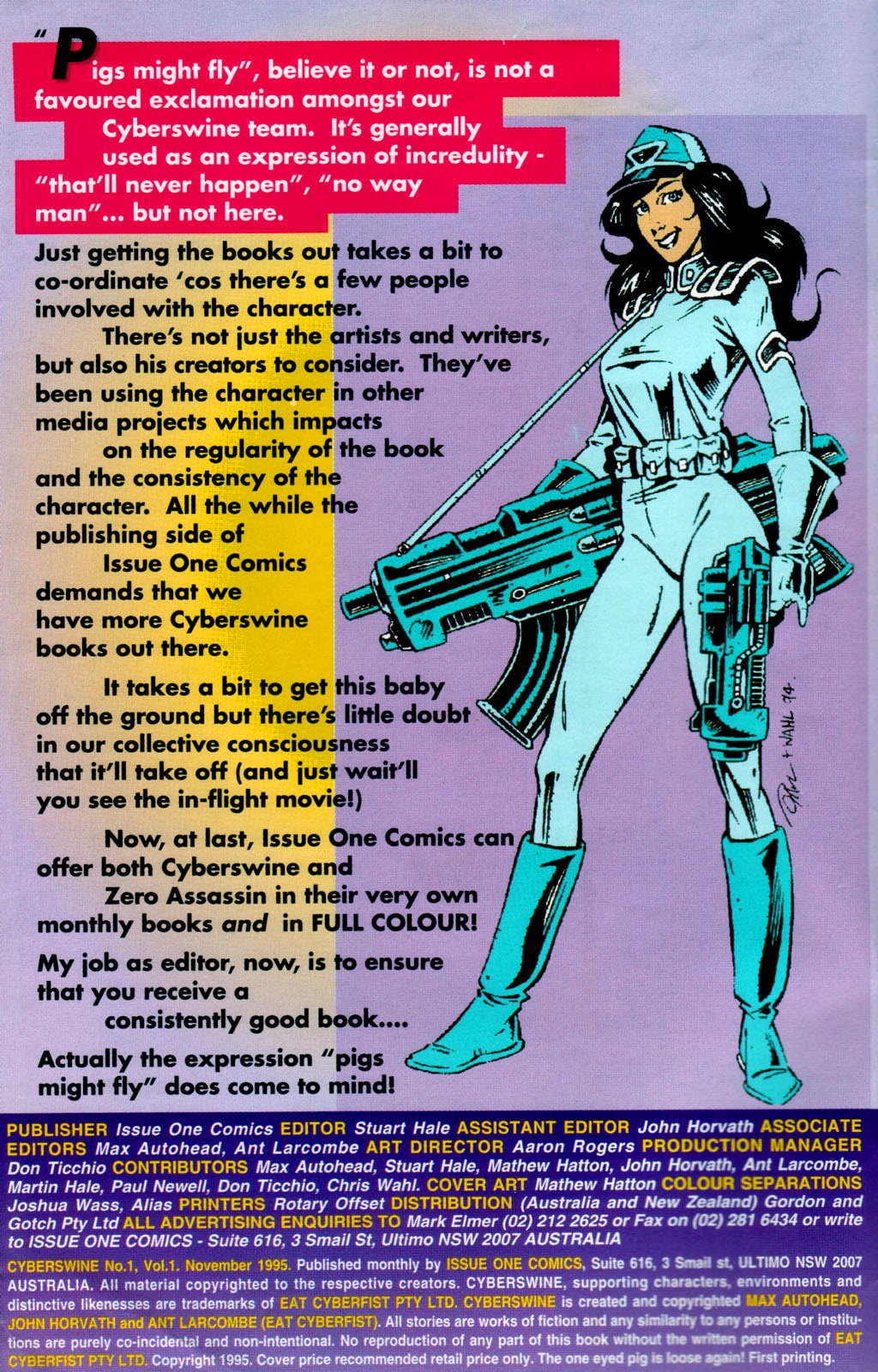 Read online Cyberswine comic -  Issue #1 - 2