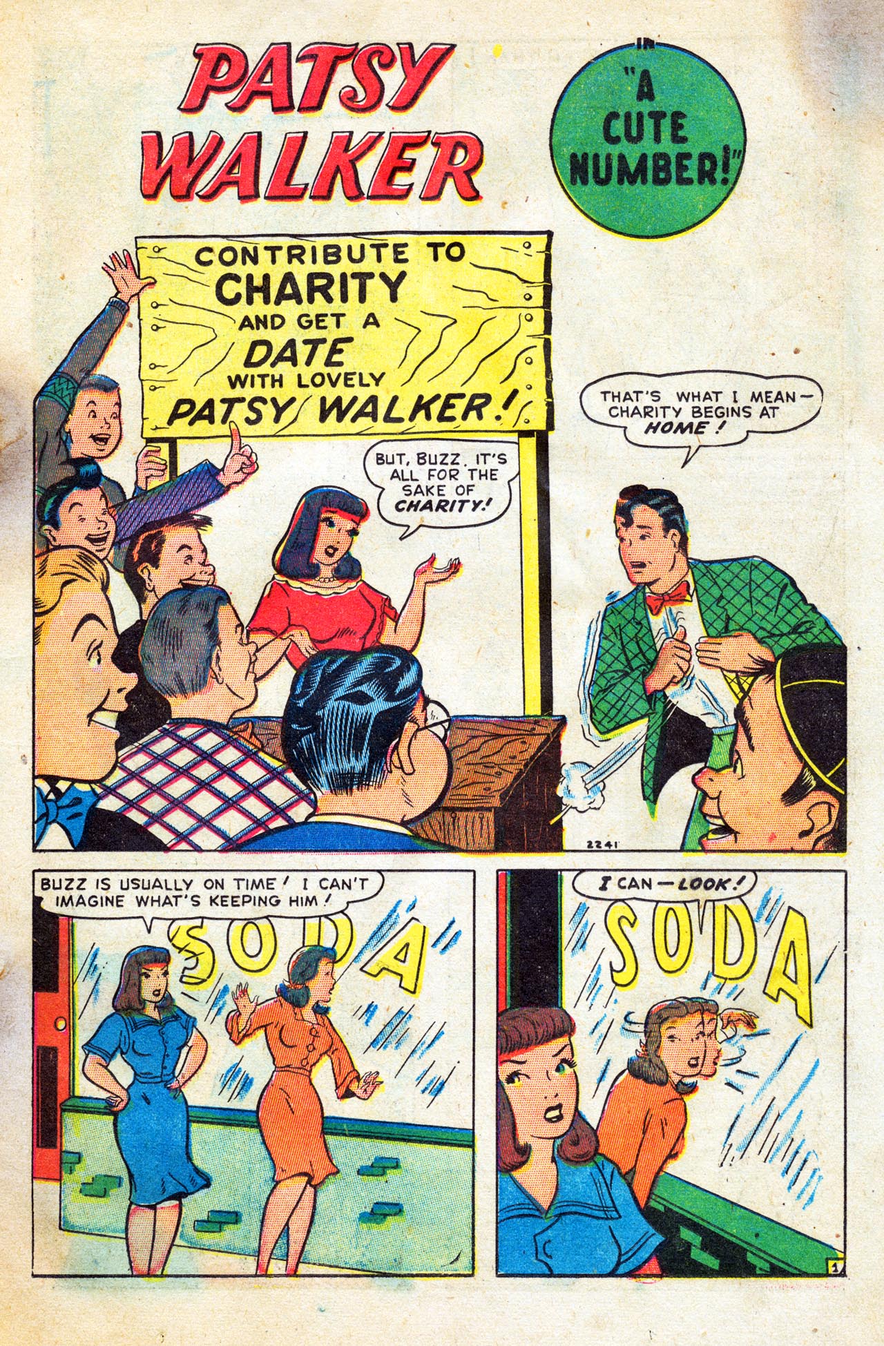 Read online Patsy Walker comic -  Issue #16 - 17