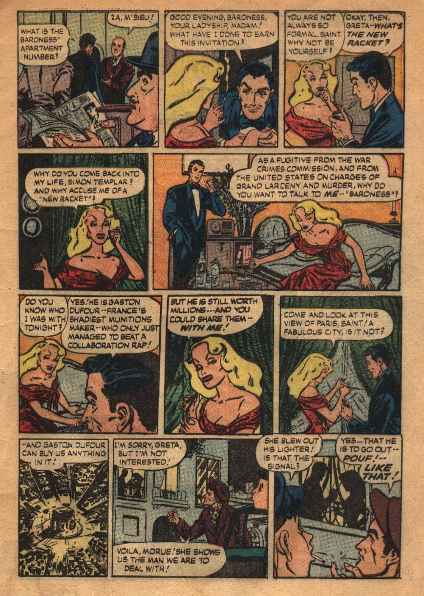 Read online The Saint (1947) comic -  Issue #10 - 5