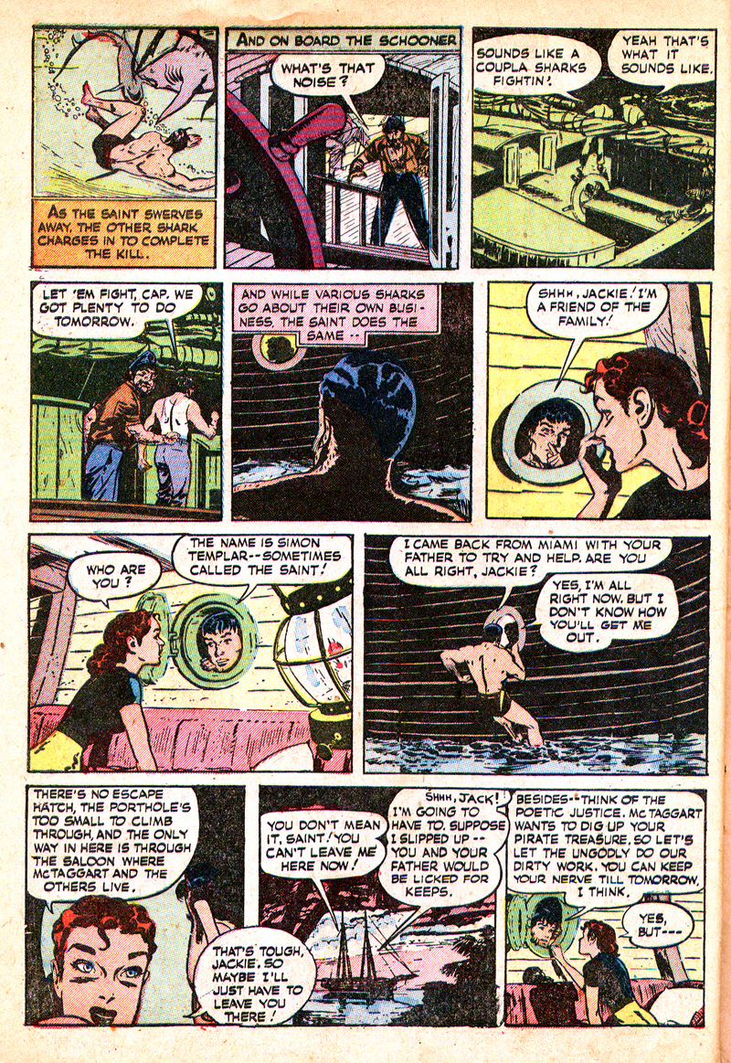 Read online The Saint (1947) comic -  Issue #9 - 7