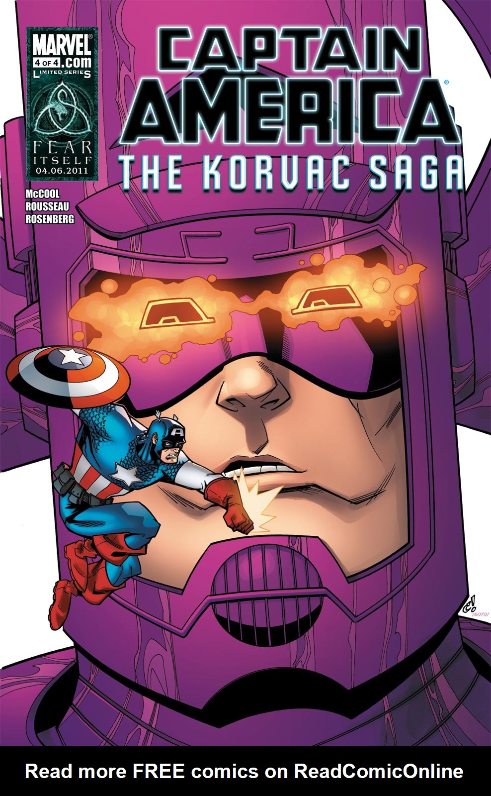 Read online Captain America & the Korvac Saga comic -  Issue #4 - 1