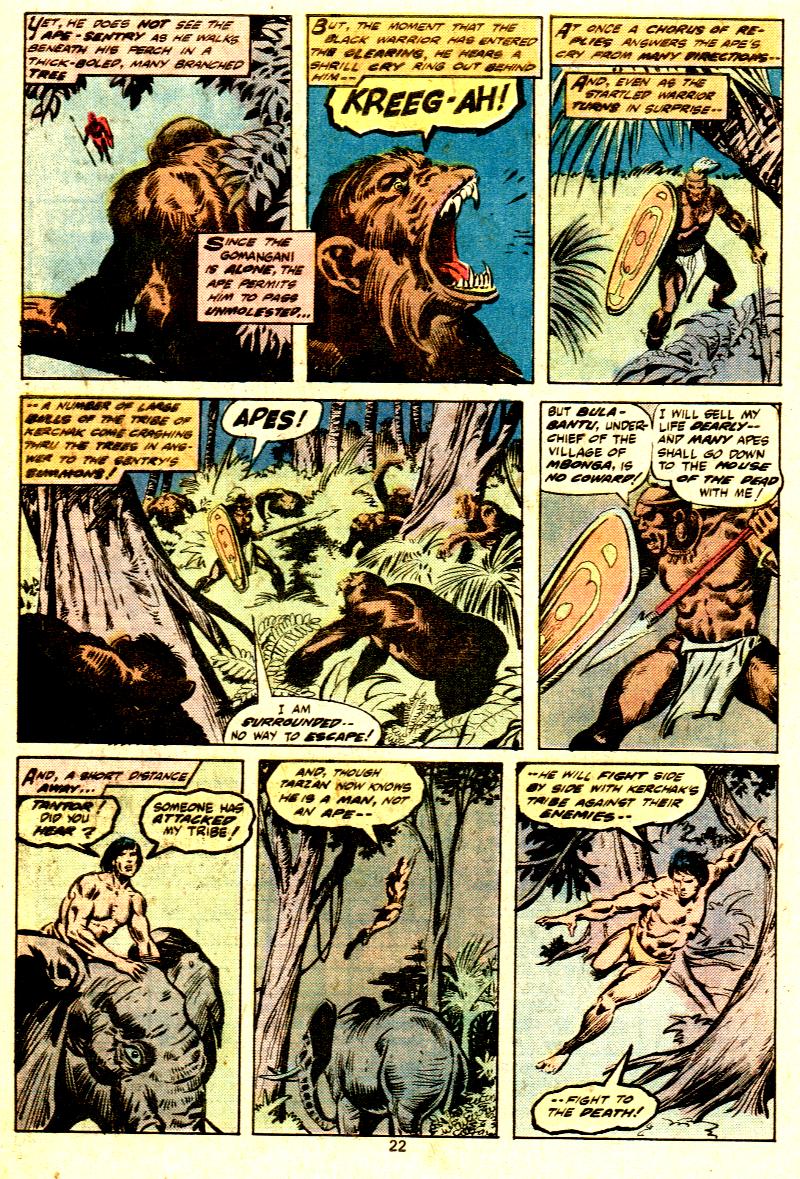 Read online Tarzan (1977) comic -  Issue #7 - 14