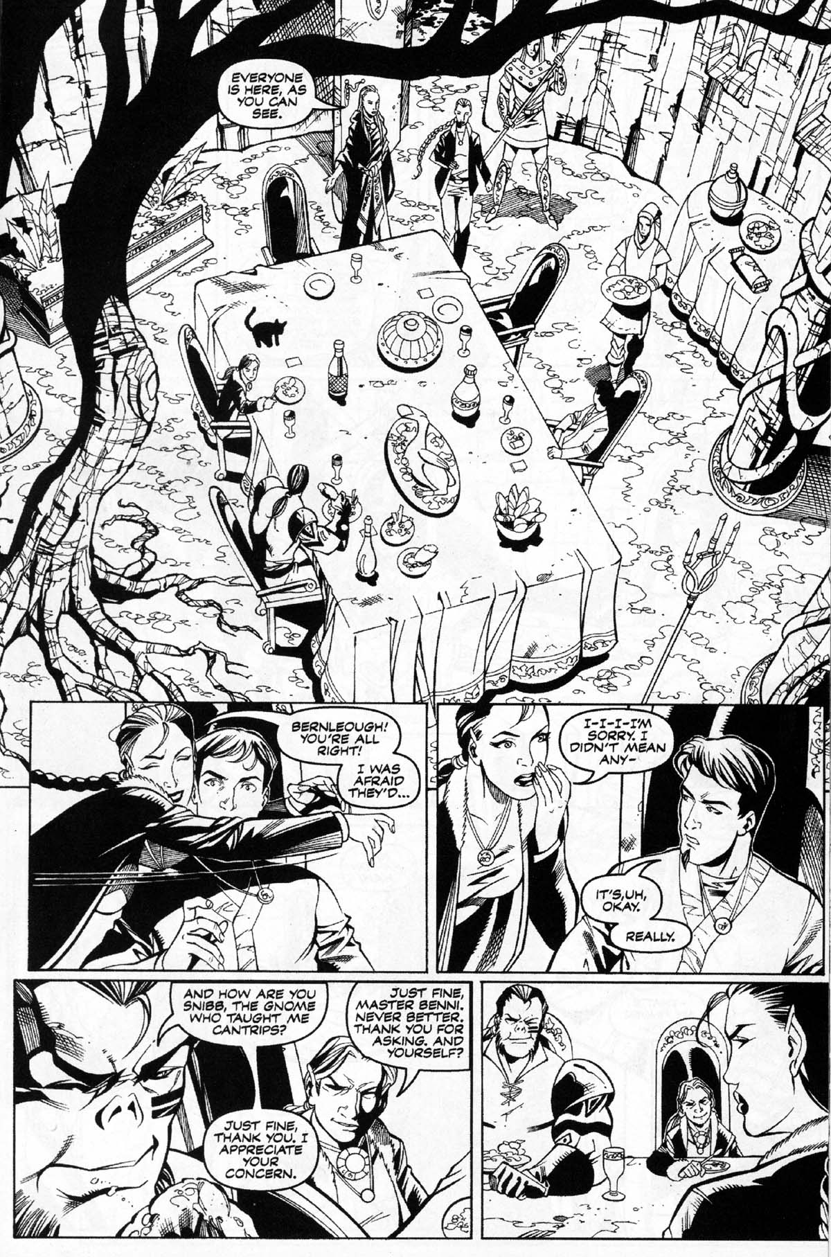 Read online Dungeons & Dragons: Black & White comic -  Issue #3 - 7