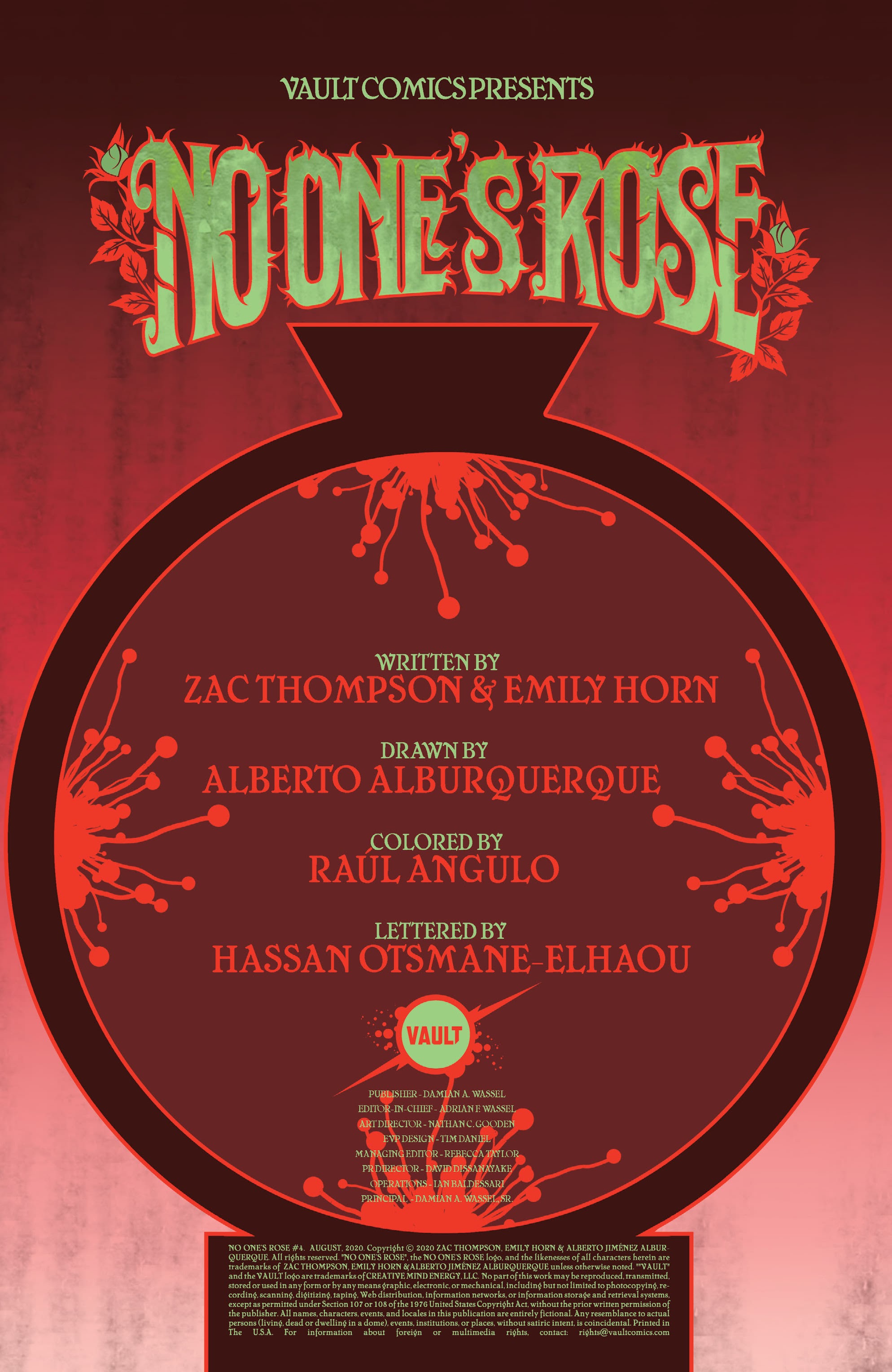 Read online No One's Rose comic -  Issue #4 - 3