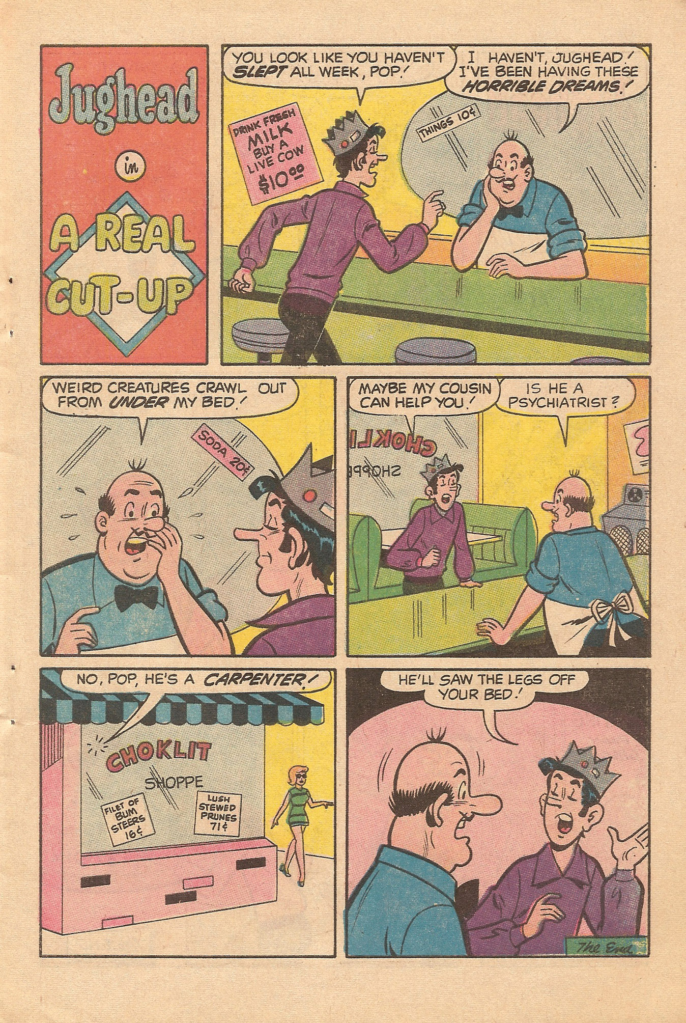 Read online Jughead's Jokes comic -  Issue #22 - 61