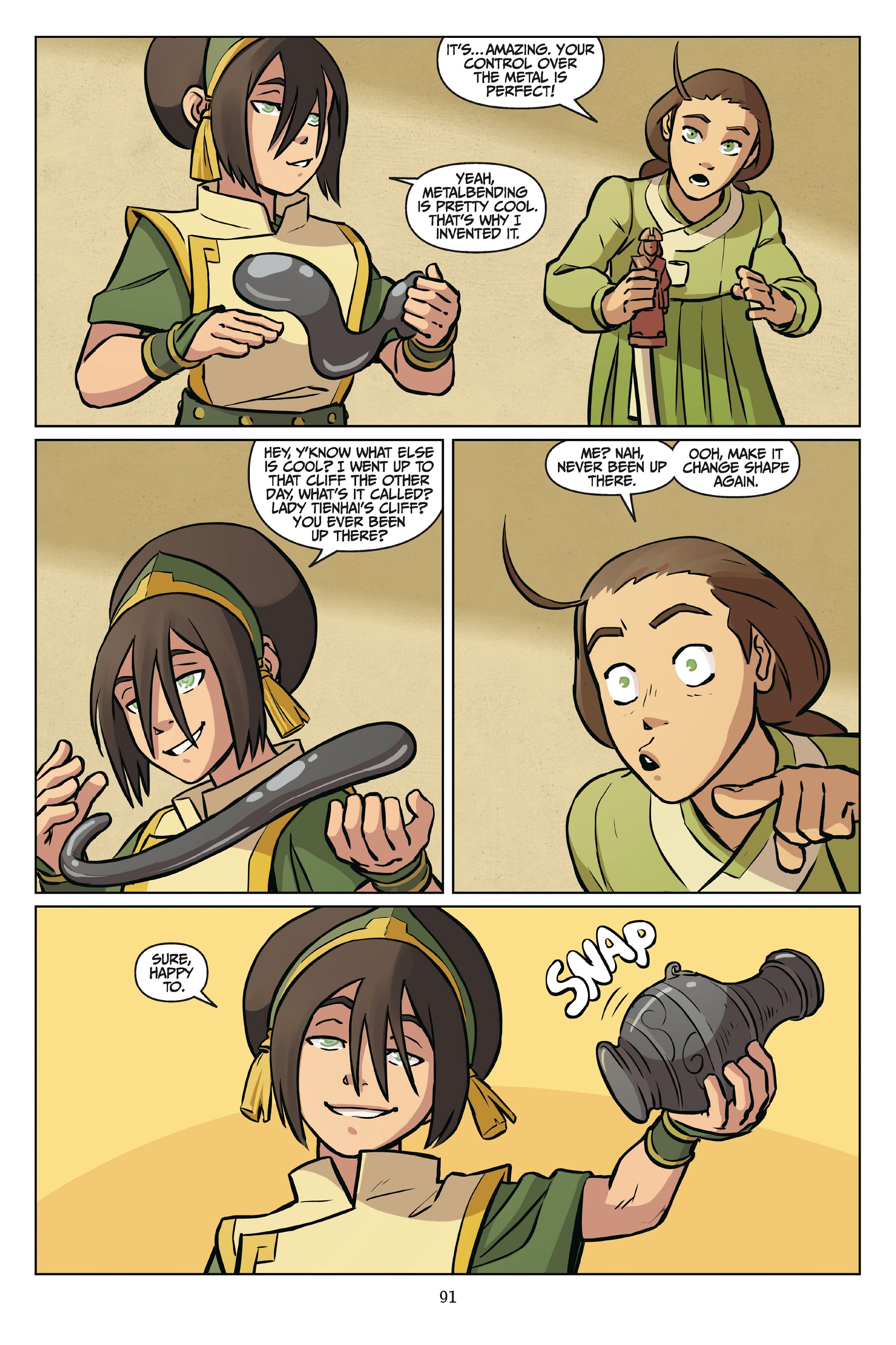 Read online Nickelodeon Avatar: The Last Airbender - Imbalance comic -  Issue # _Omnibus (Part 1) - 92