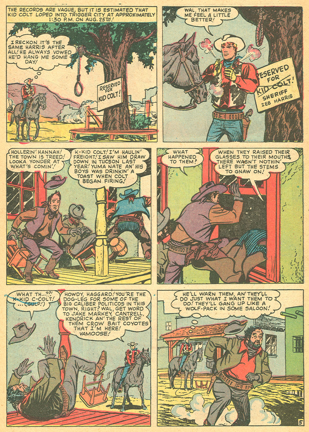 Read online Kid Colt Outlaw comic -  Issue #15 - 30