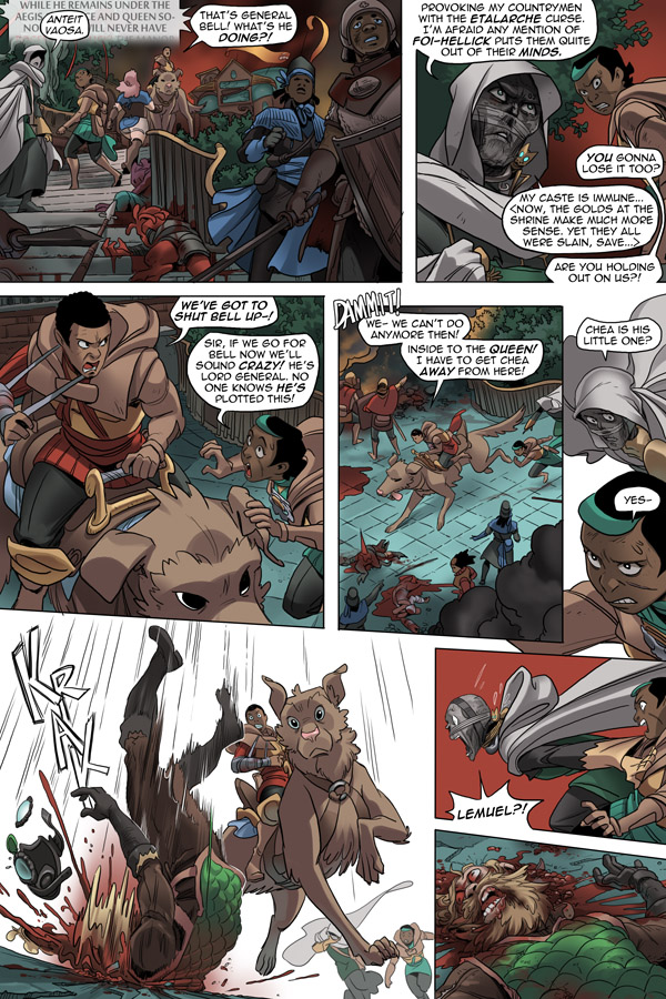 Read online Unsounded comic -  Issue #17 - 114
