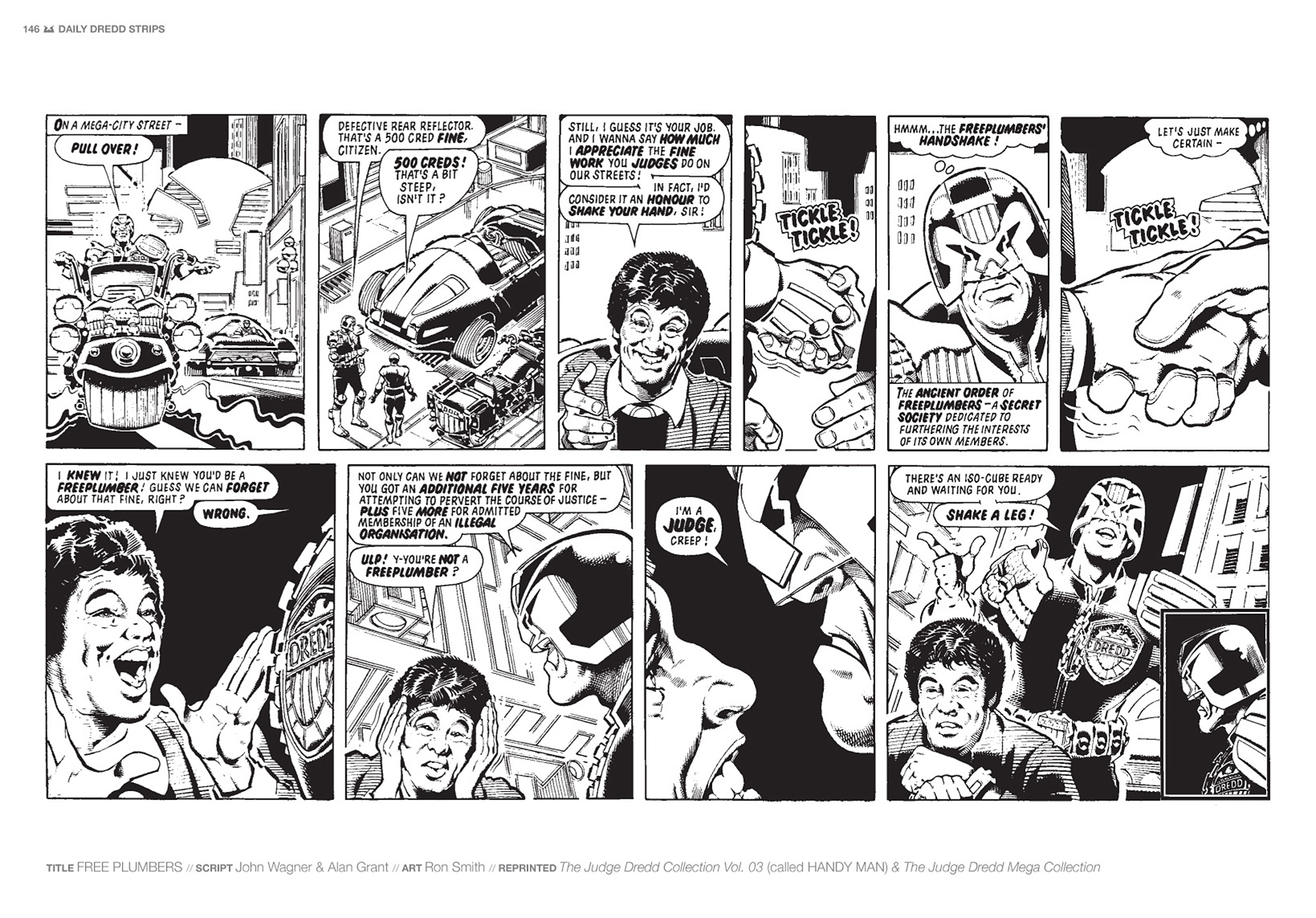 Read online Judge Dredd: The Daily Dredds comic -  Issue # TPB 1 - 149