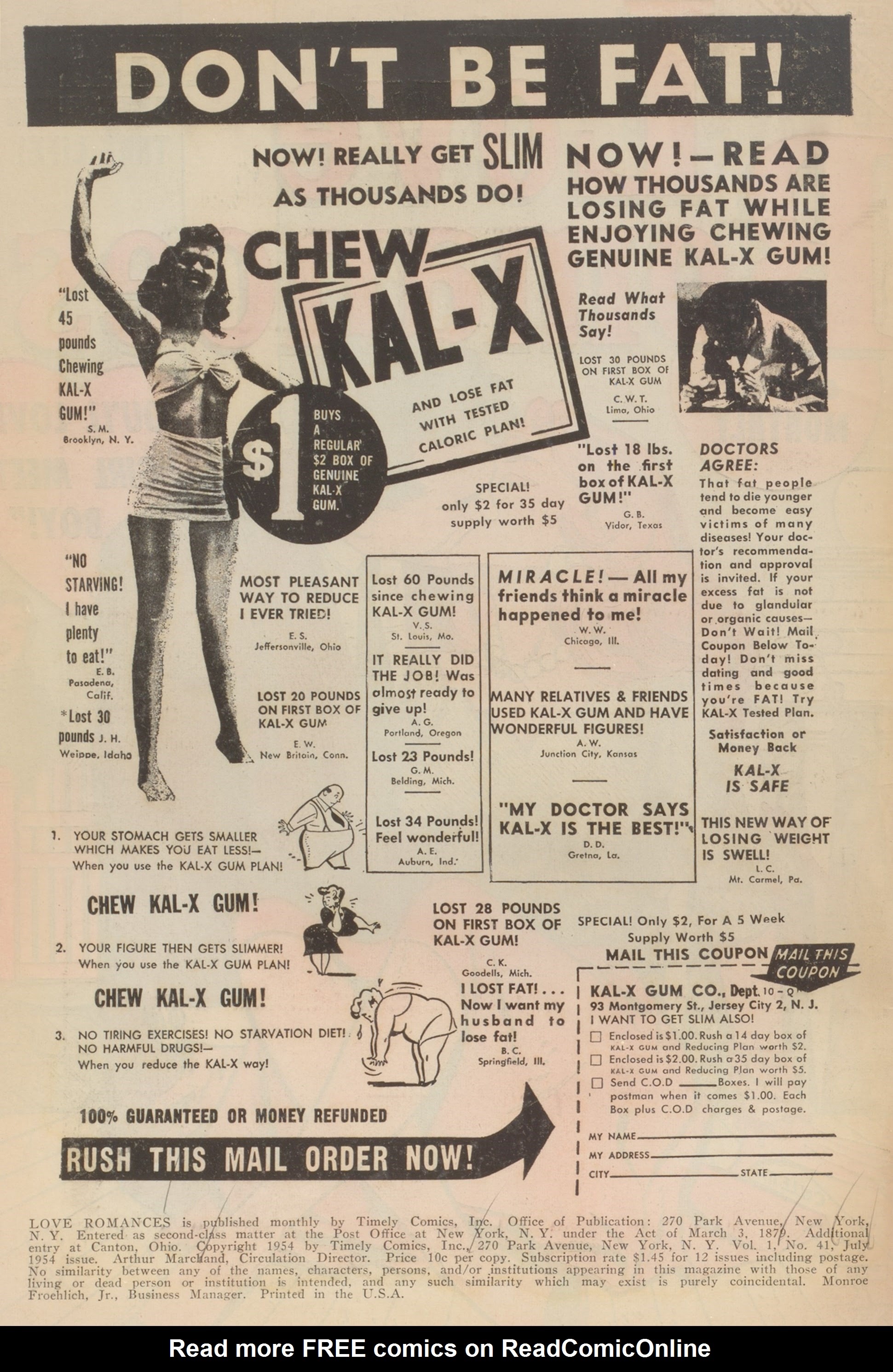 Read online Love Romances comic -  Issue #41 - 2