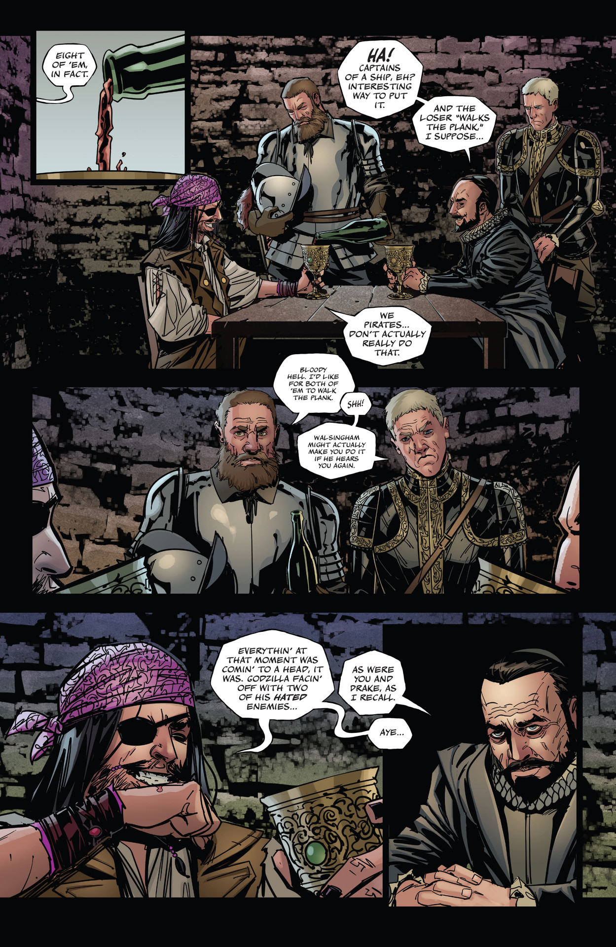 Read online Godzilla: Here There Be Dragons comic -  Issue #5 - 5