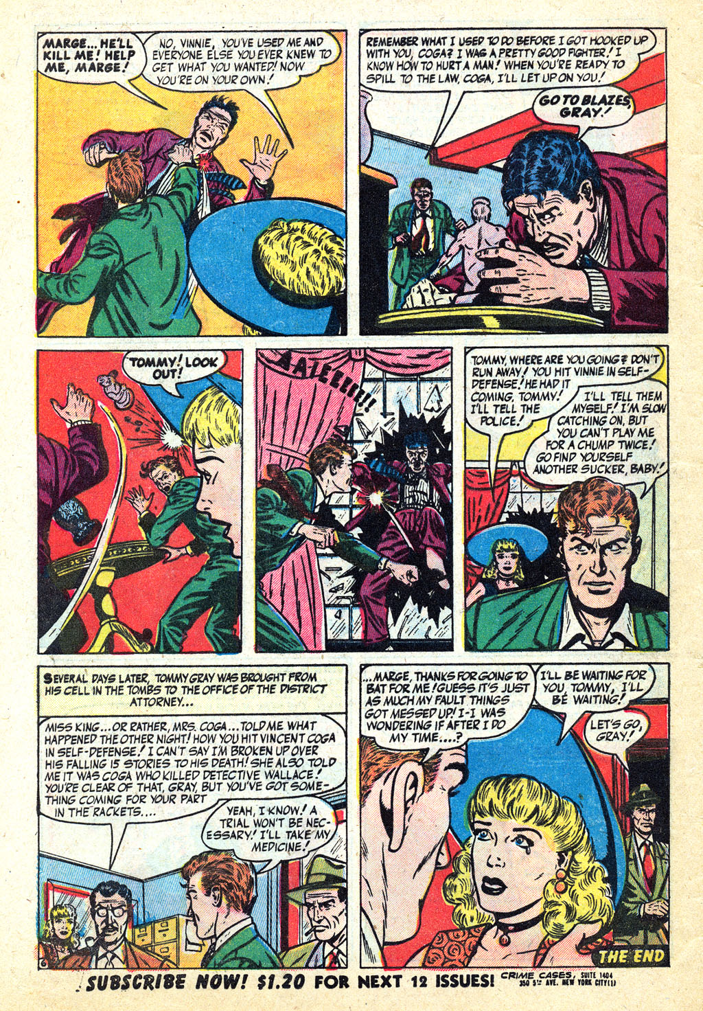 Read online Crime Cases Comics (1951) comic -  Issue #7 - 32