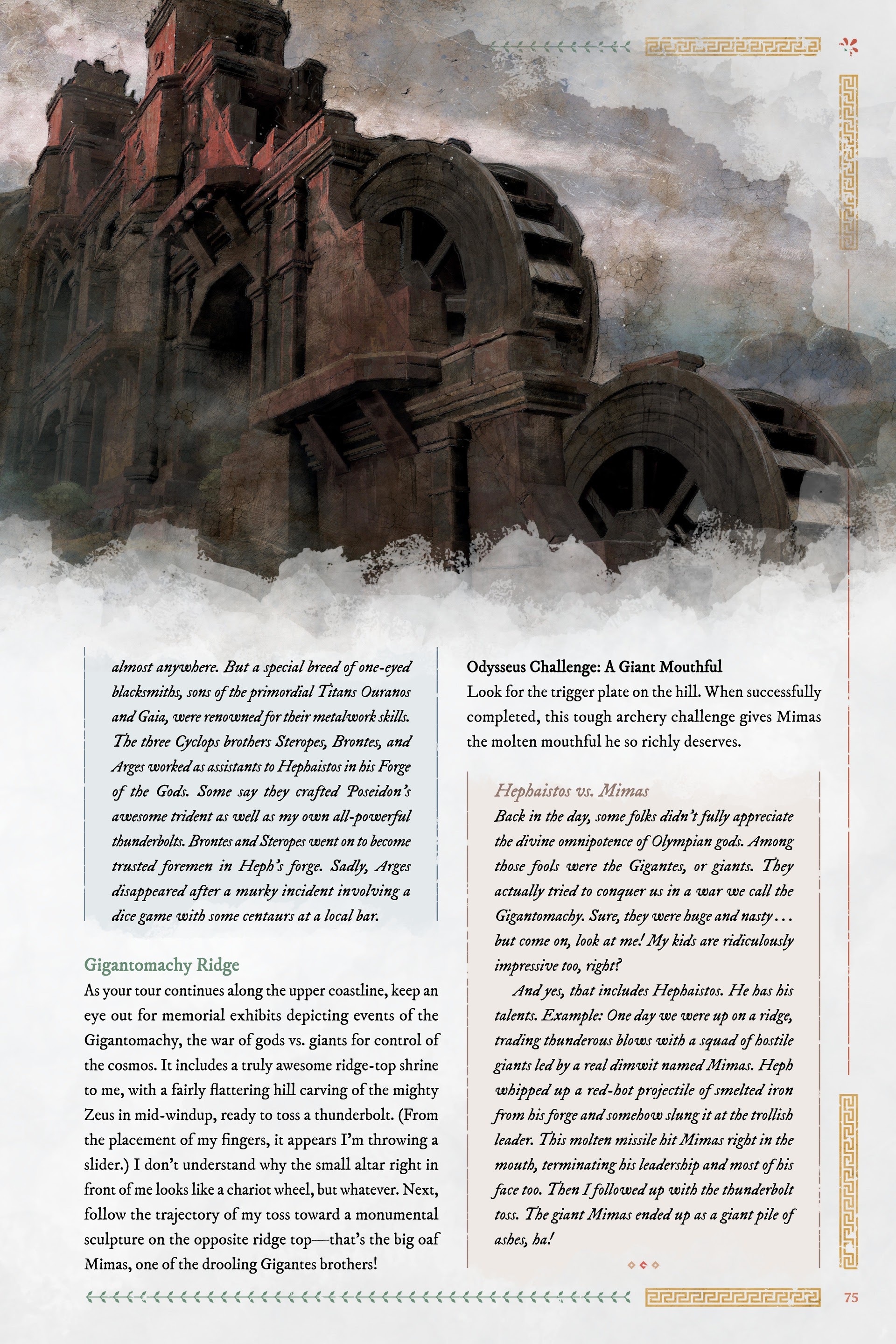 Read online Immortals Fenyx Rising: A Traveler's Guide to the Golden Isle comic -  Issue # TPB - 75