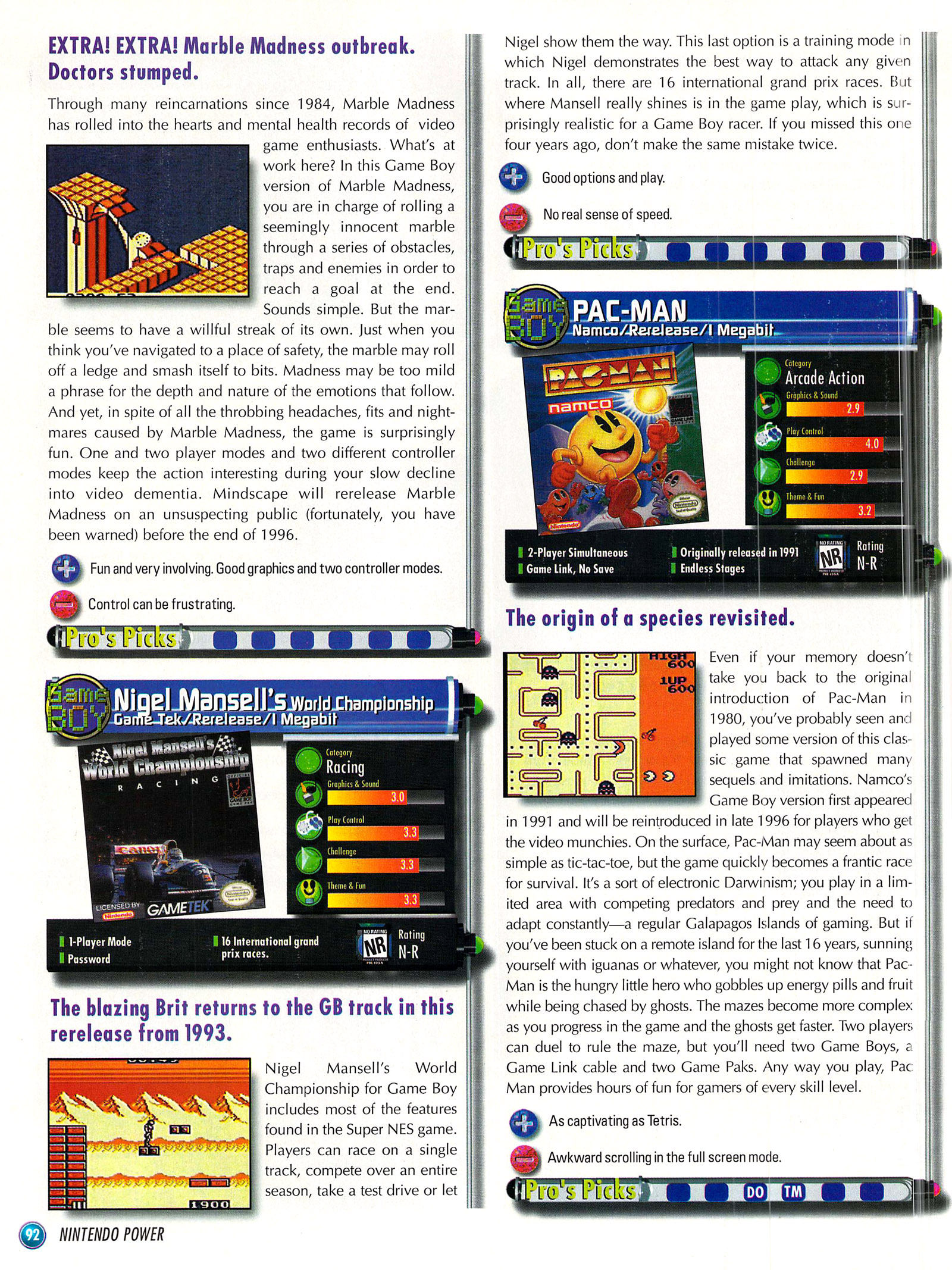 Read online Nintendo Power comic -  Issue #92 - 92