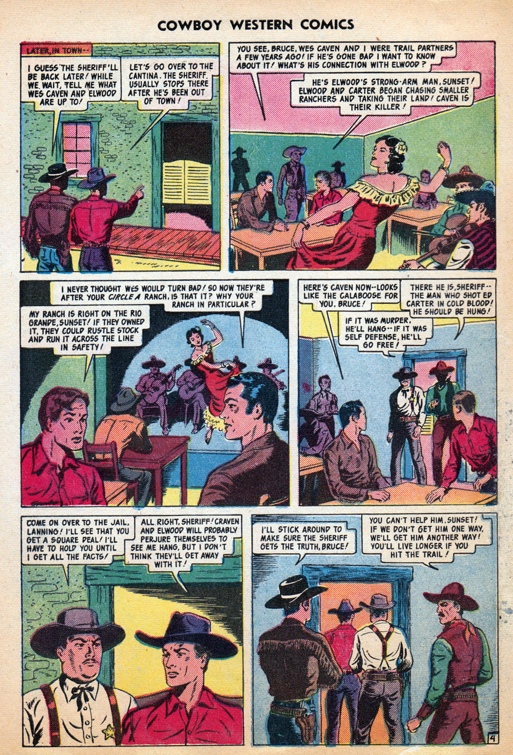 Read online Cowboy Western Comics (1948) comic -  Issue #29 - 6