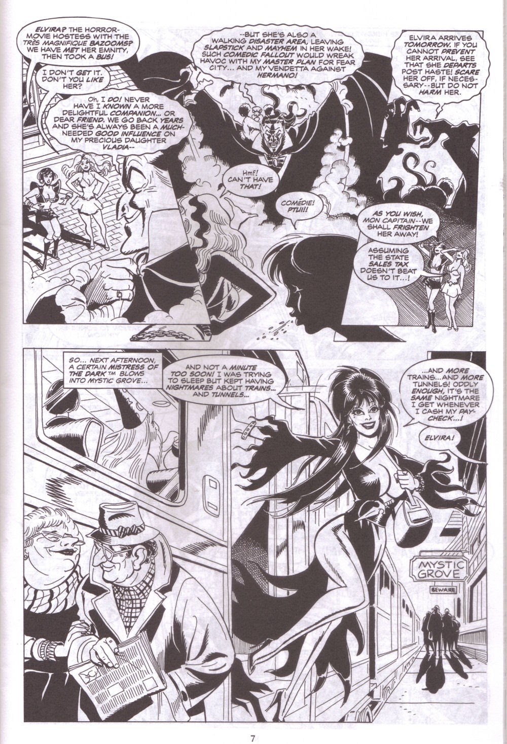 Read online Elvira, Mistress of the Dark comic -  Issue #121 - 9