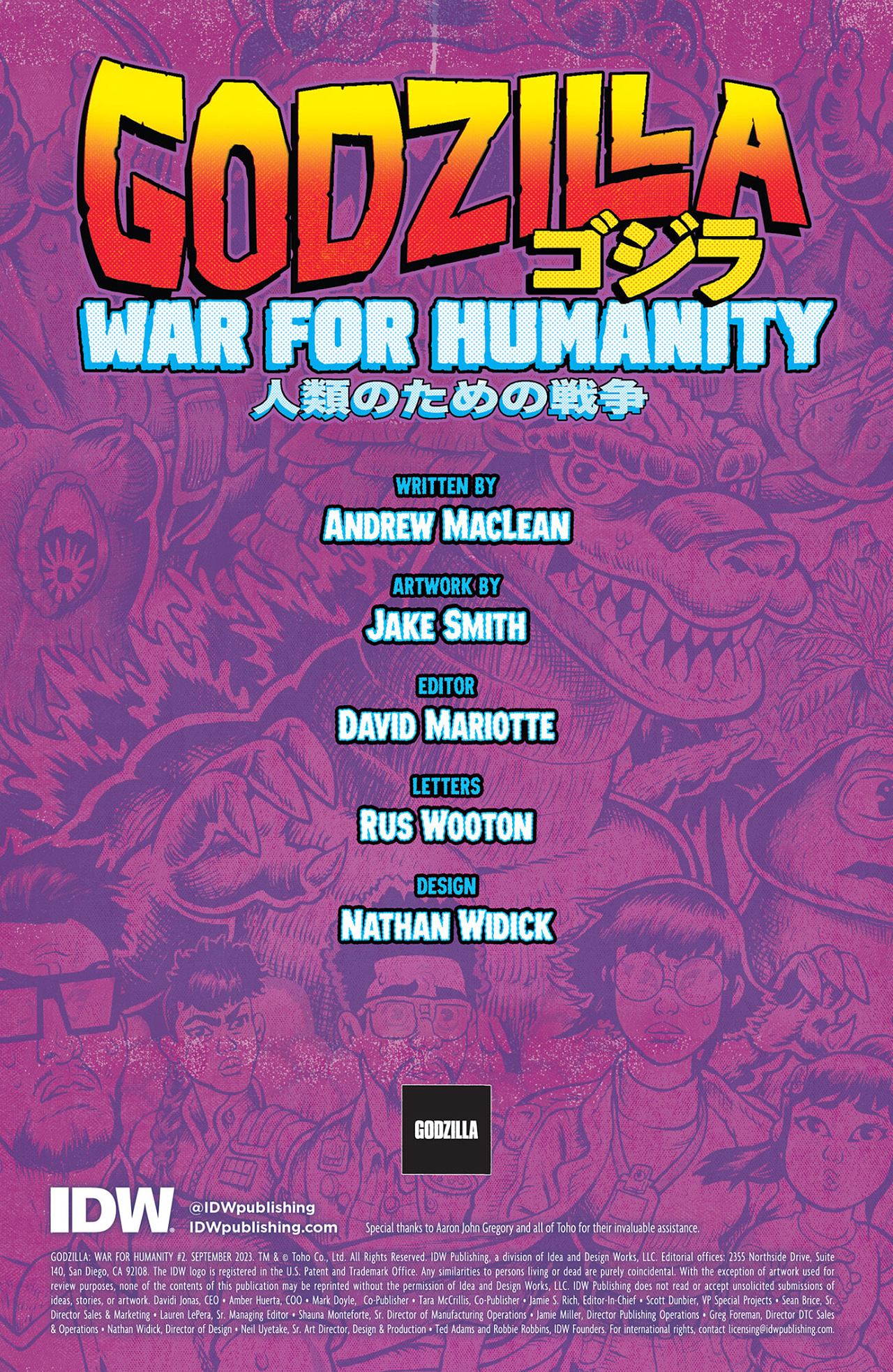 Read online Godzilla: War for Humanity comic -  Issue #2 - 2