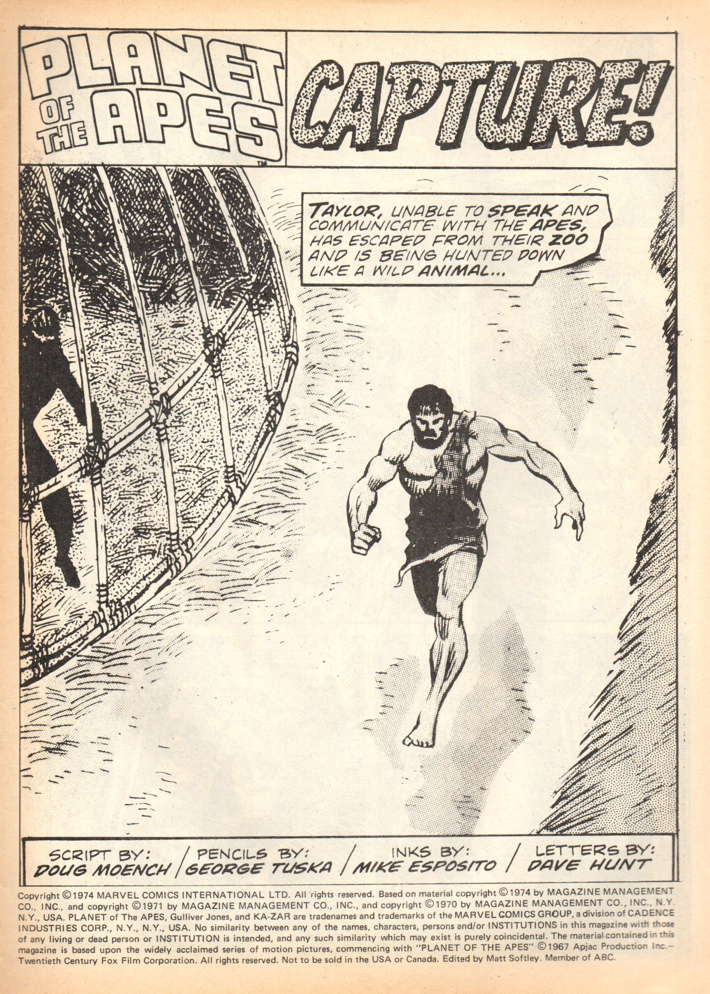 Read online Planet of the Apes (1974) comic -  Issue #5 - 3