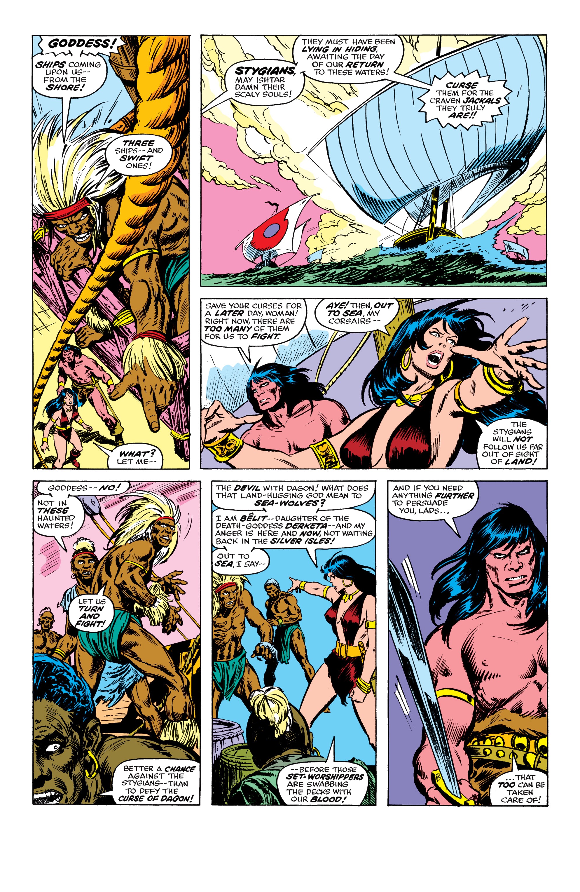 Read online Conan the Barbarian Epic Collection: The Original Marvel Years - Of Once and Future Kings comic -  Issue # TPB (Part 2) - 1