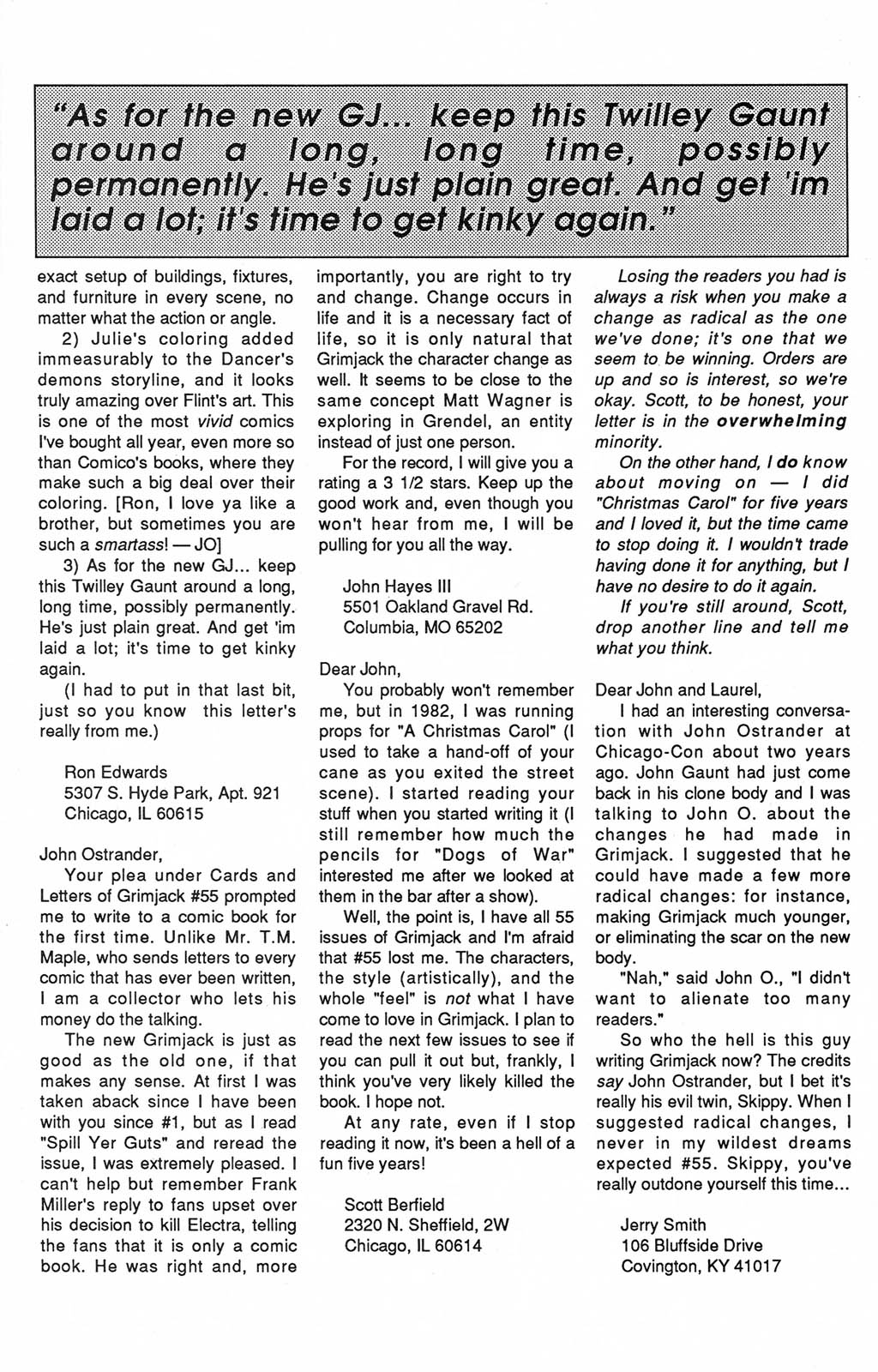 Read online Grimjack comic -  Issue #60 - 30