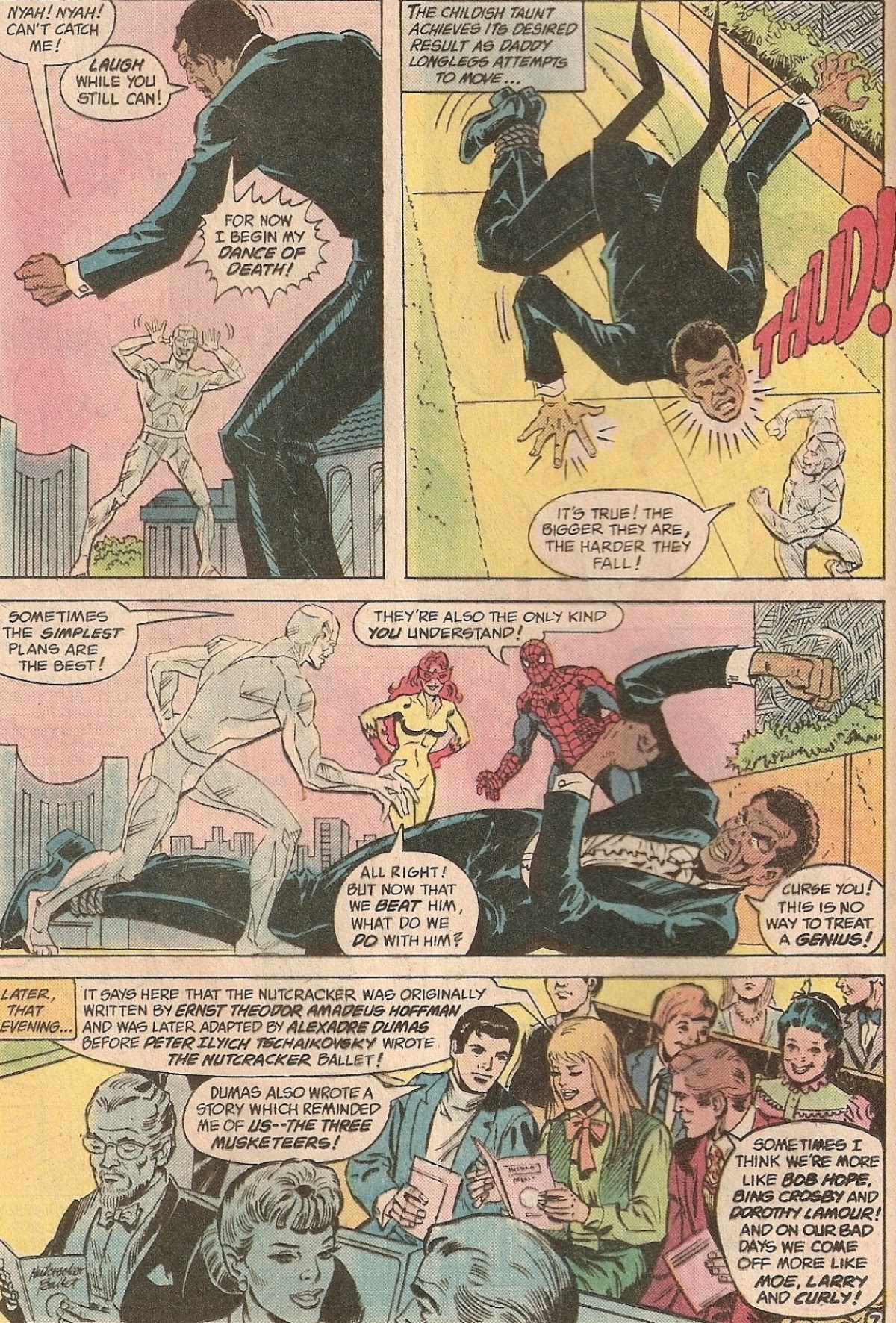 Read online Spider-Man, Fire-Star and Iceman at the Dallas Ballet Nutcracker comic -  Issue # Full - 8