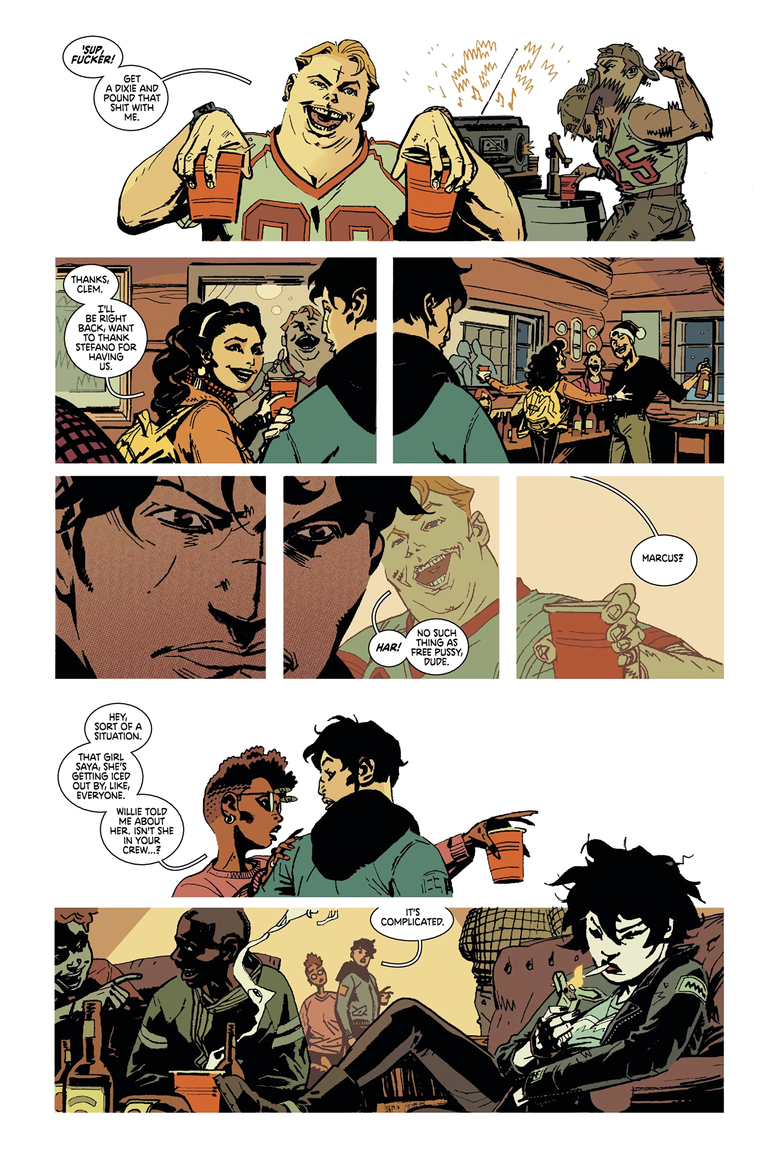 Read online Deadly Class comic -  Issue # _Deluxe Edition Teen Age Riot (Part 3) - 74