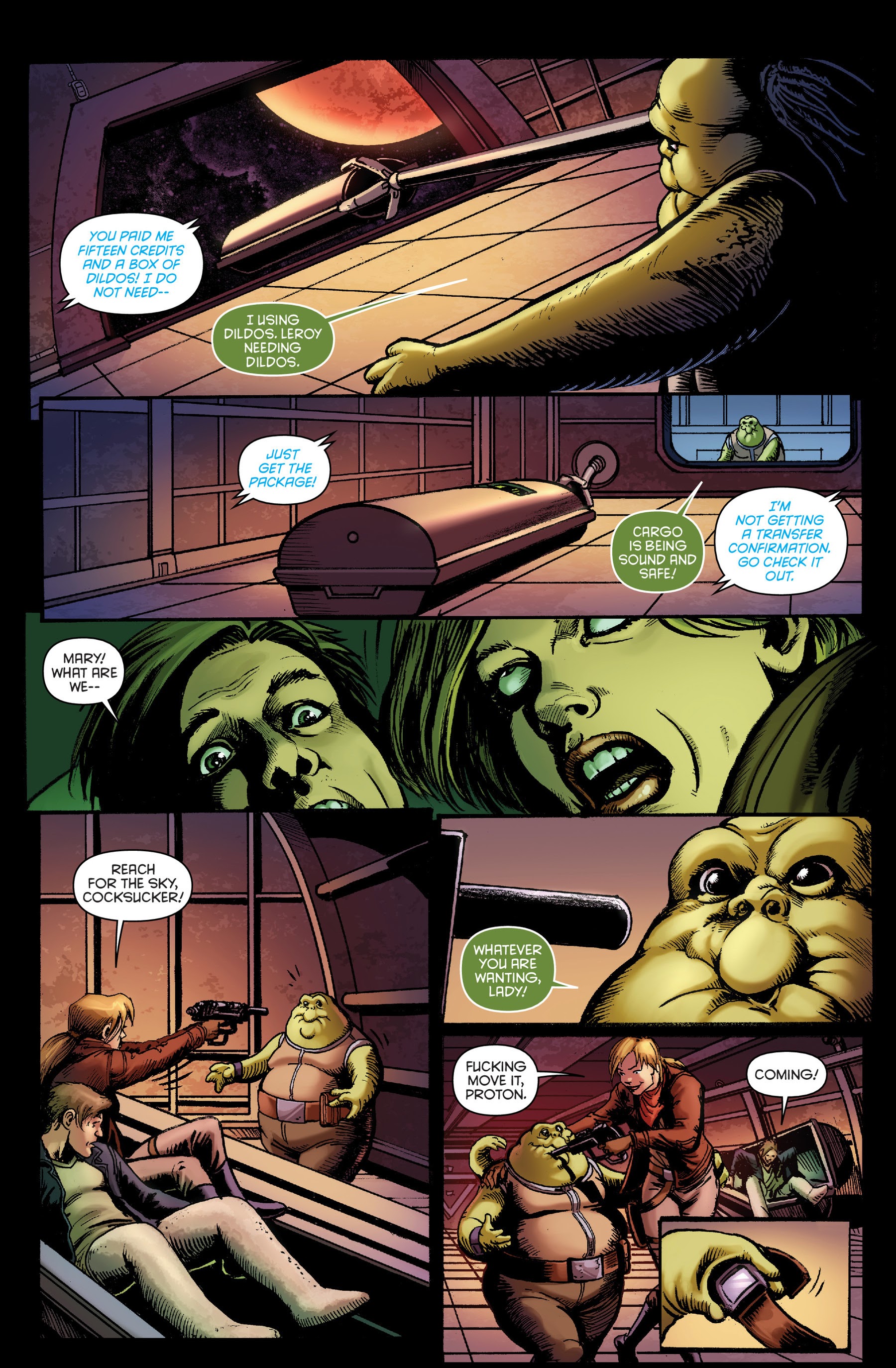 Read online Space Bastards comic -  Issue #3 - 19