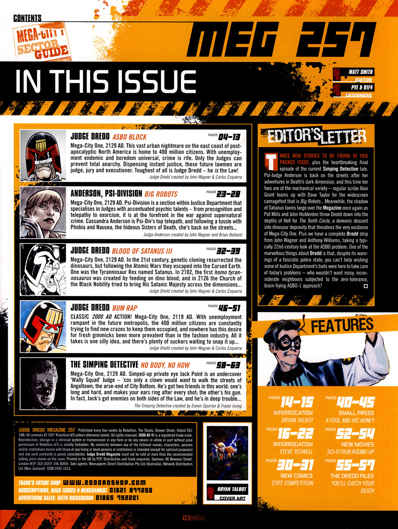 Read online Judge Dredd Megazine (Vol. 5) comic -  Issue #257 - 2